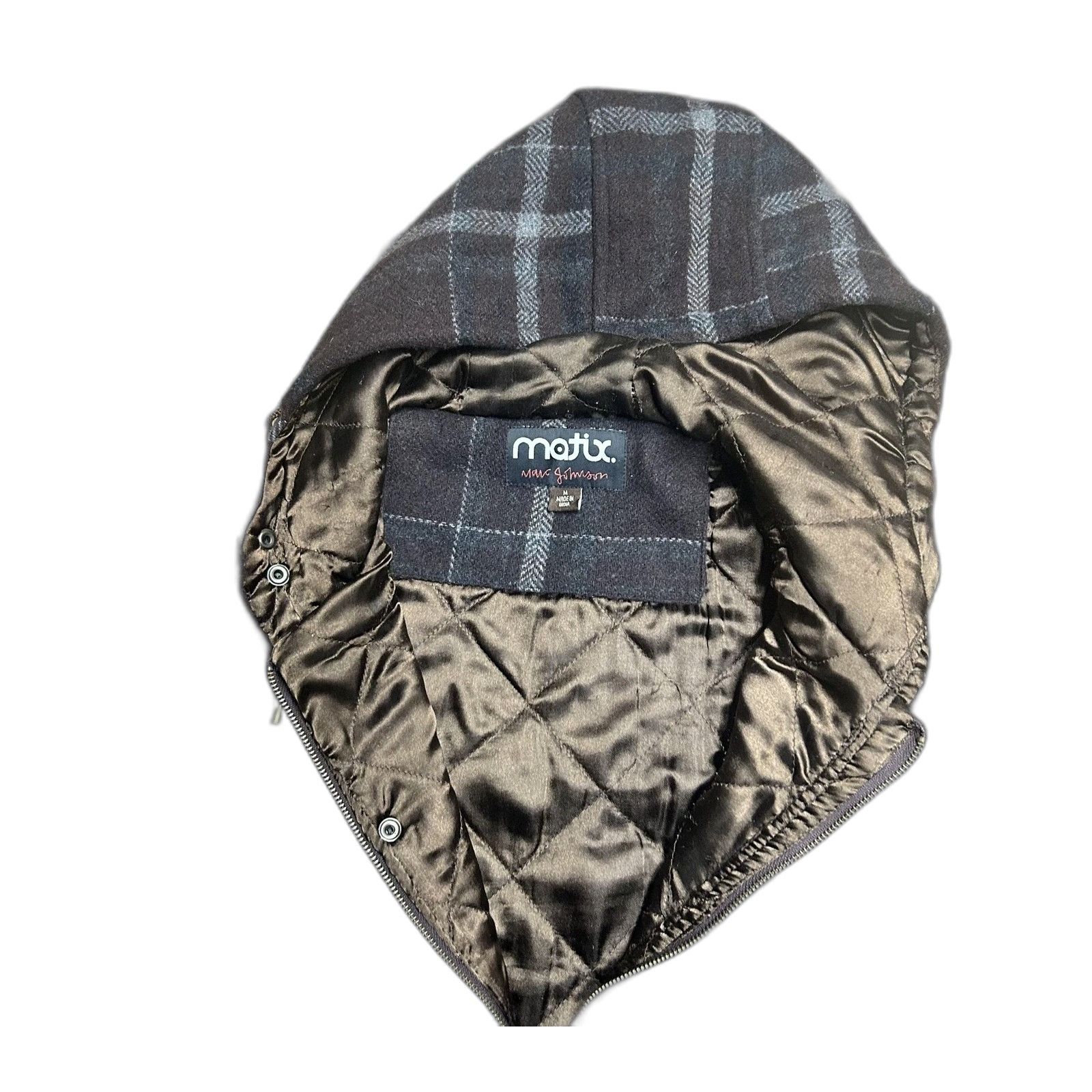 Matix Matix Marc Johnson Insulated Quilted Flannel jacket Brown Pl Size US M / EU 48-50 / 2 - 3 Thumbnail