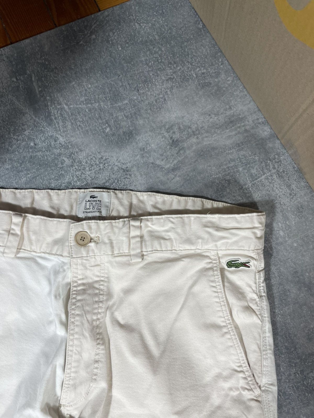 Lacoste Lacoste Live Carpenter chinos classic pants / streetwear Size US 34 / EU 50 - 4 Thumbnail