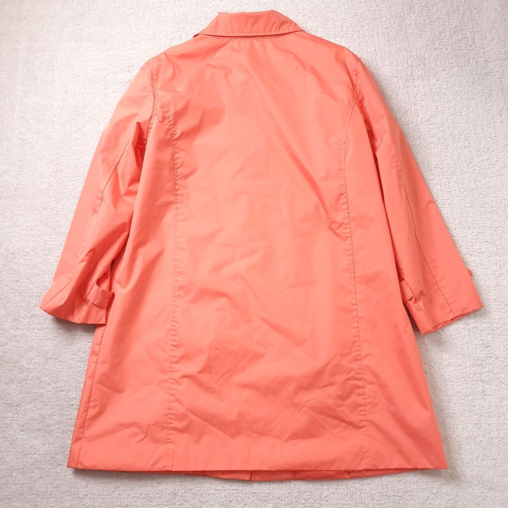 Vintage Totes Womens Orange Long Sleeves Pockets Button Up Rain Coat Large Coat Mens? Size L / US 10 / IT 46 - 6 Thumbnail