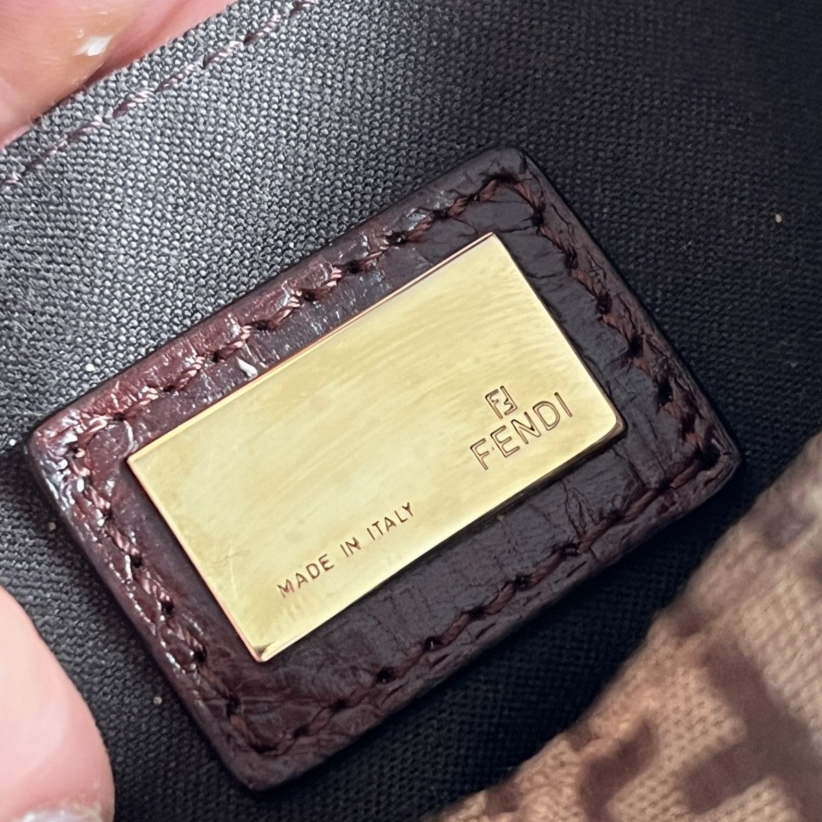 Fendi Fendi zucca Baguette Bag Size ONE SIZE - 14 Thumbnail
