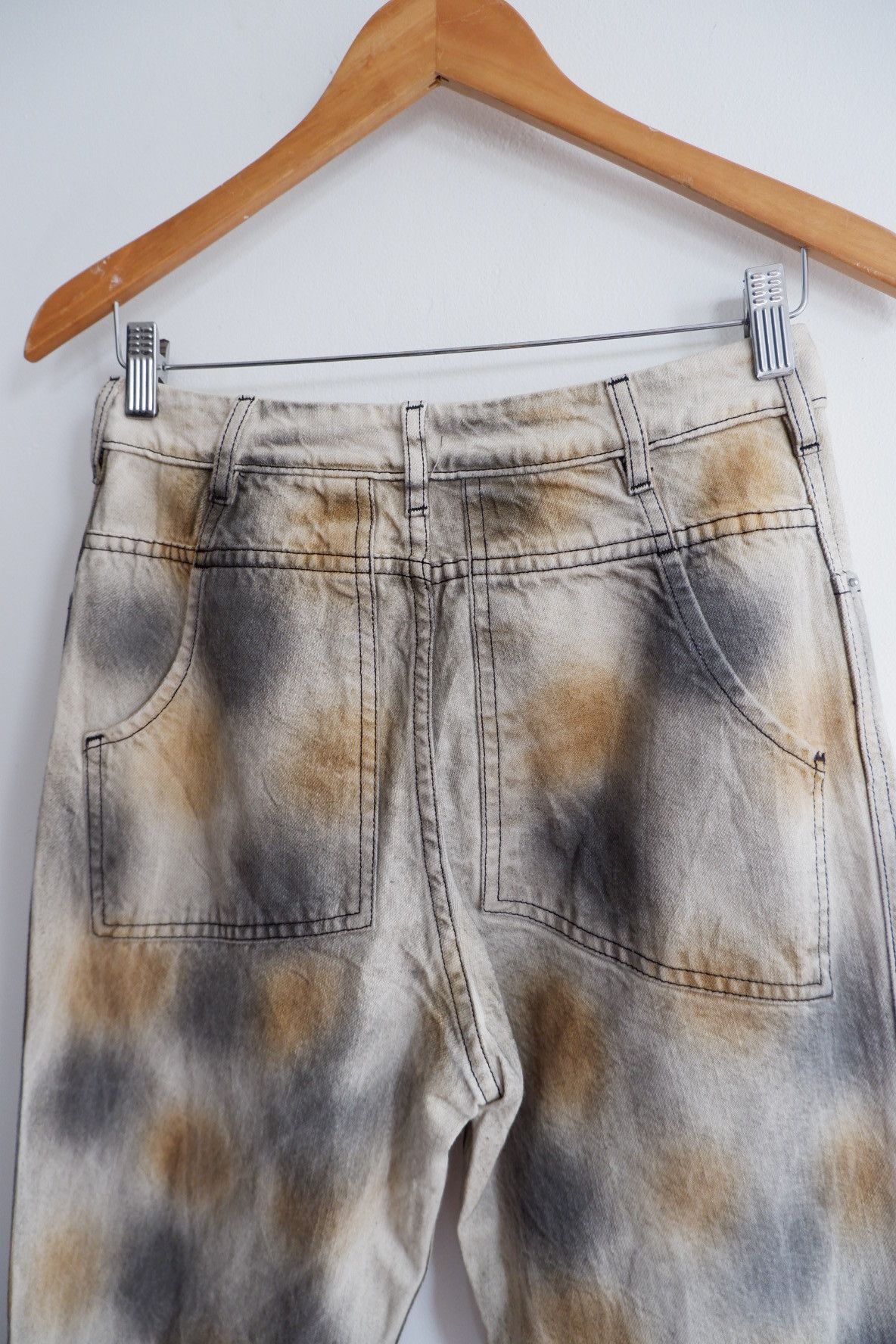 Eckhaus Latta Eckhaus Latte Dirty Dye El Jeans Size US 27 - 8 Thumbnail