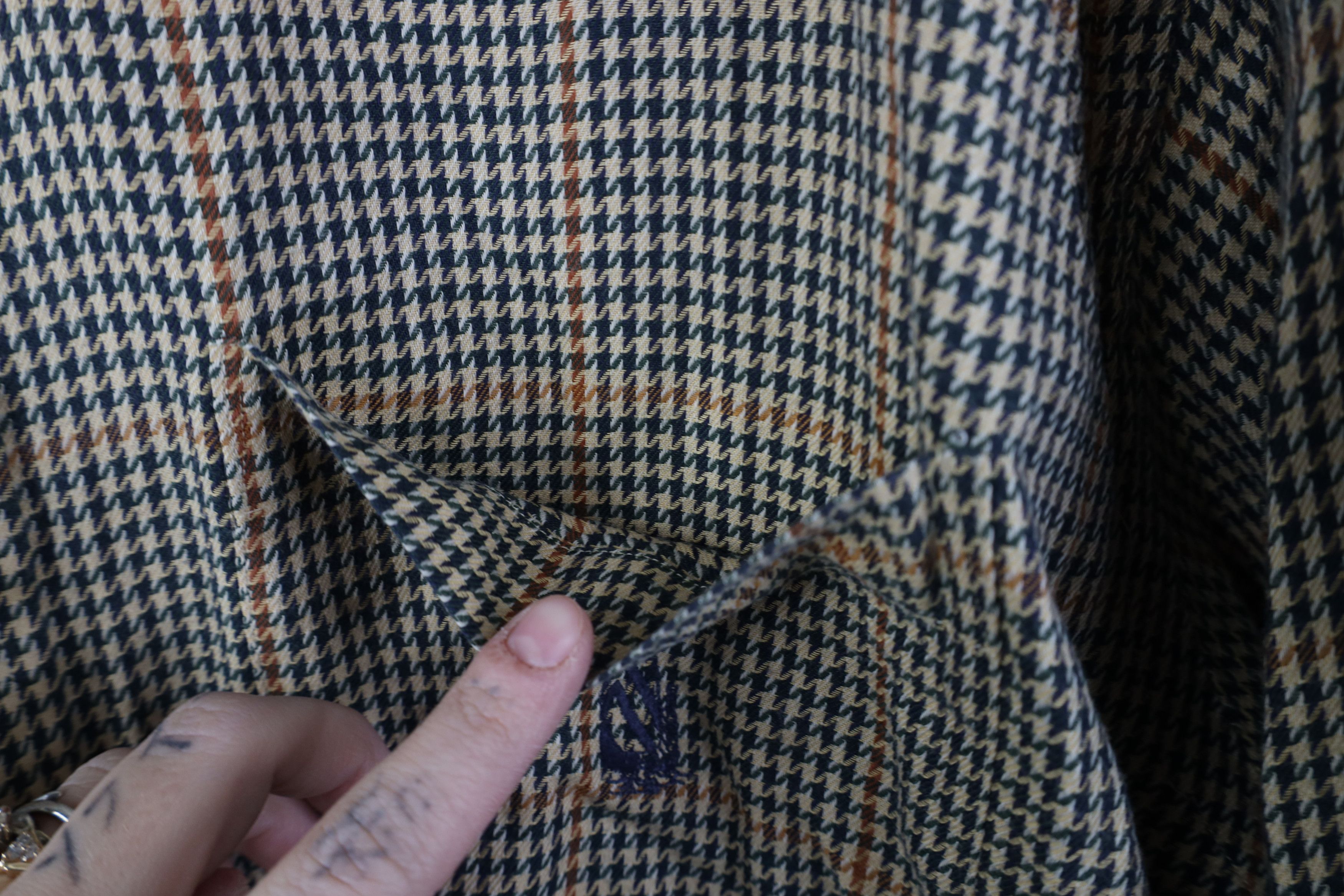 Nautica Vintage 90s Nautica Houndstooth Collared Button Down Shirt Size US L / EU 52-54 / 3 - 5 Thumbnail