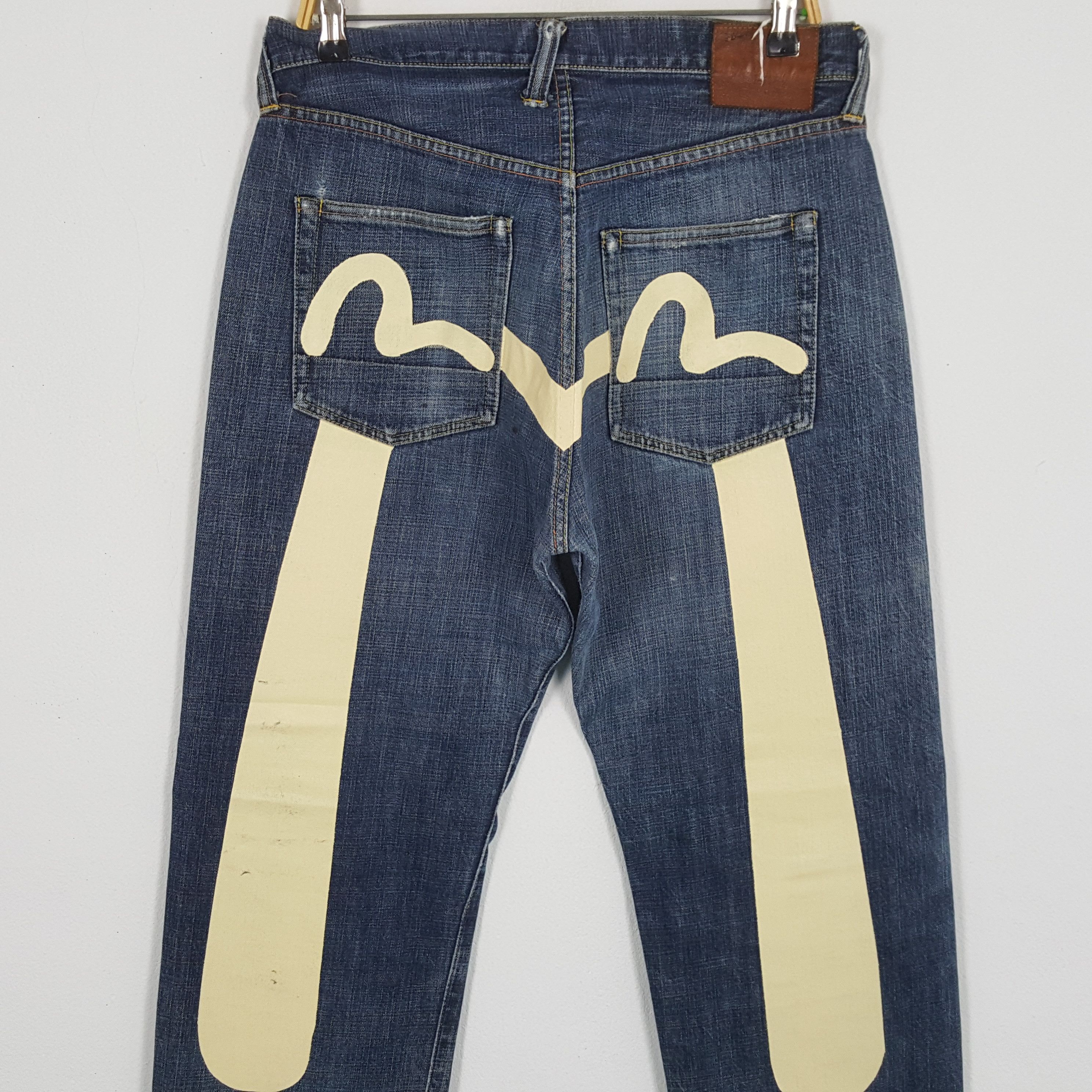 Evisu × Japanese Brand × Vintage Vintage EVISU Japanese Brand Daicock Custom Distressed Jean Size US 32 / EU 48 - 2 Thumbnail