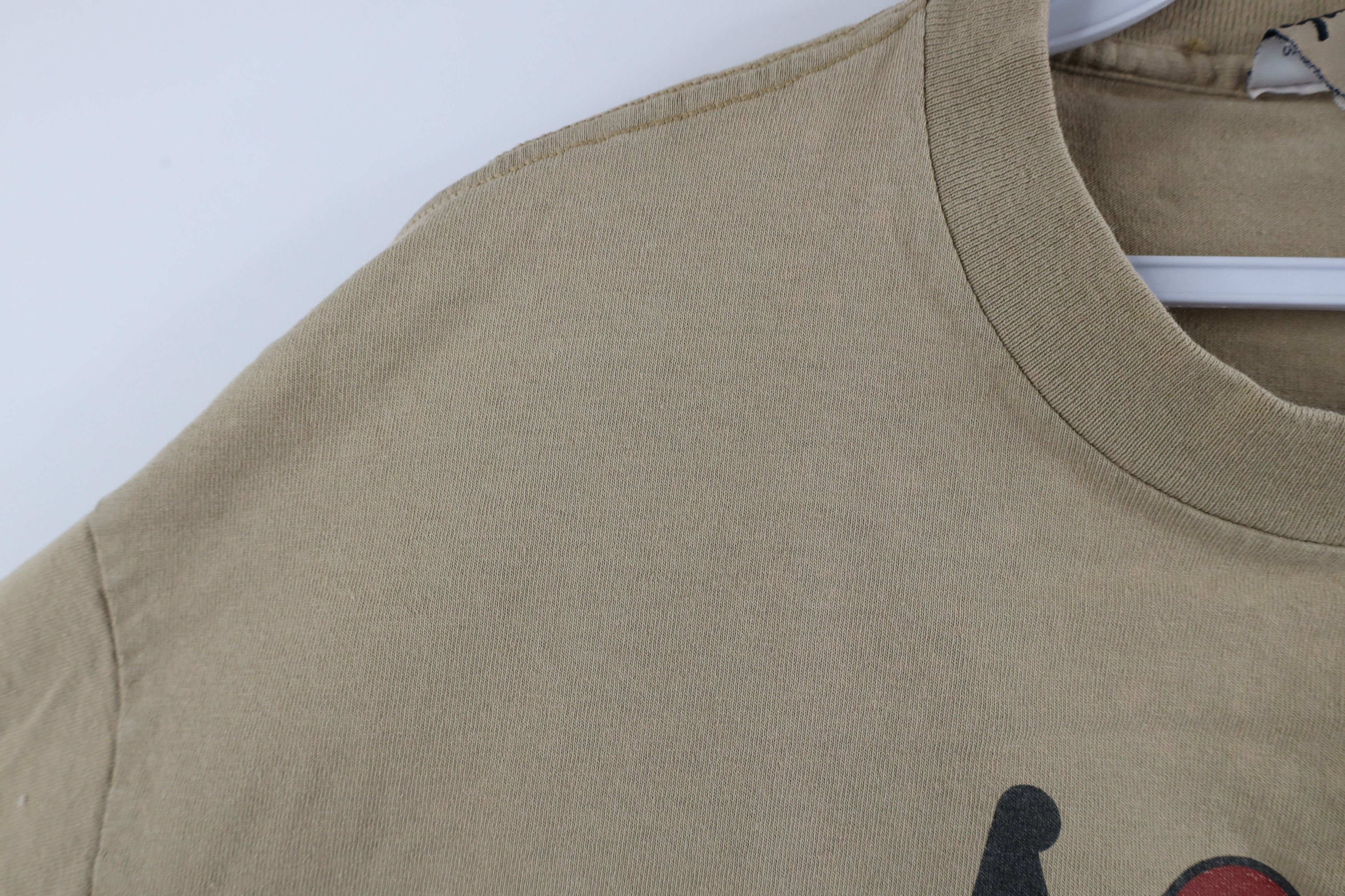 Fender × Vintage Vintage 90s Fender Guitars Stratocaster T-Shirt Beige USA Size US XL / EU 56 / 4 - 6 Thumbnail