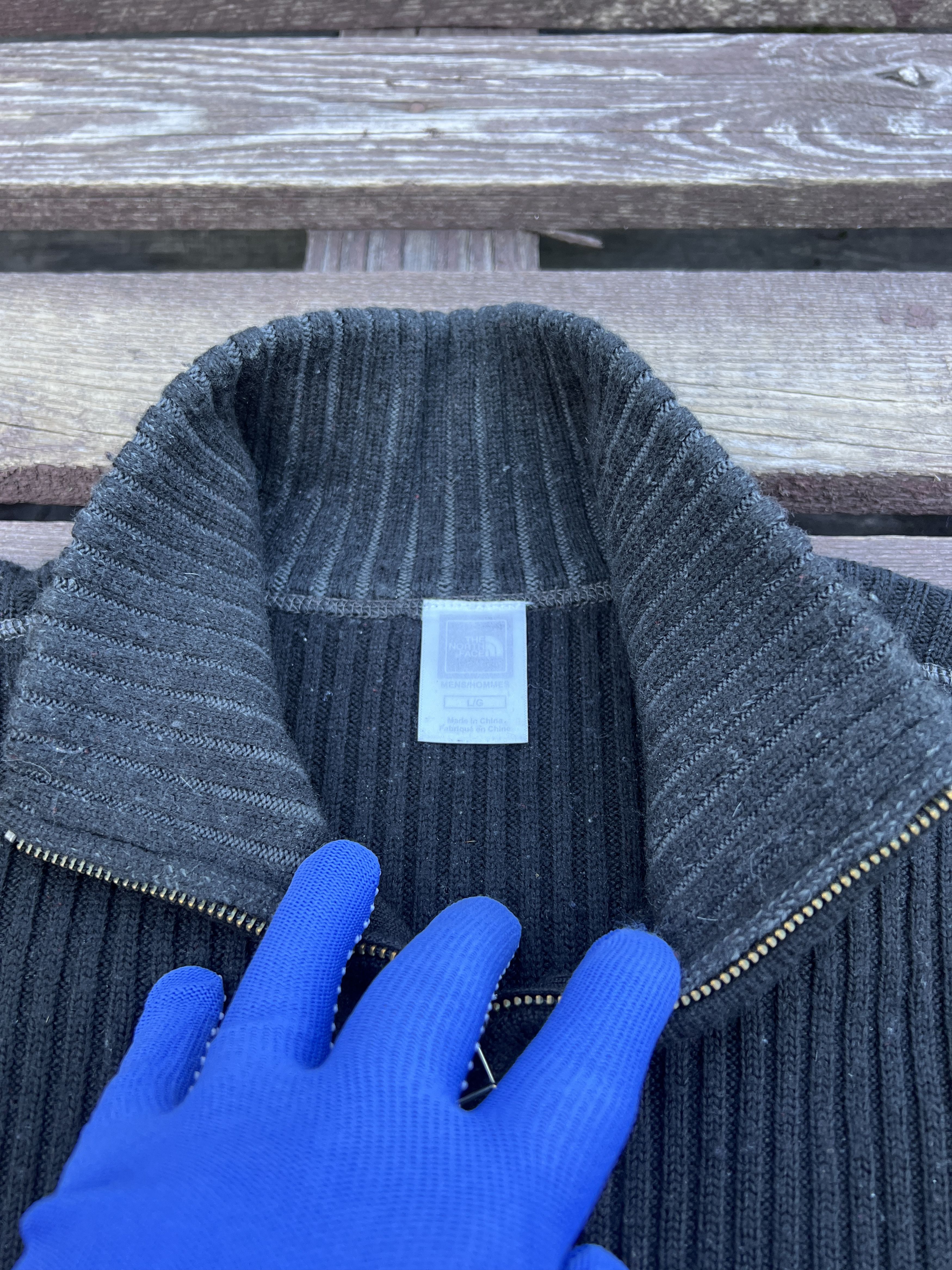 The North Face The Noth Face Y2K Vintage Knitted 1/4 Zip Up Sweater Size US L / EU 52-54 / 3 - 4 Thumbnail