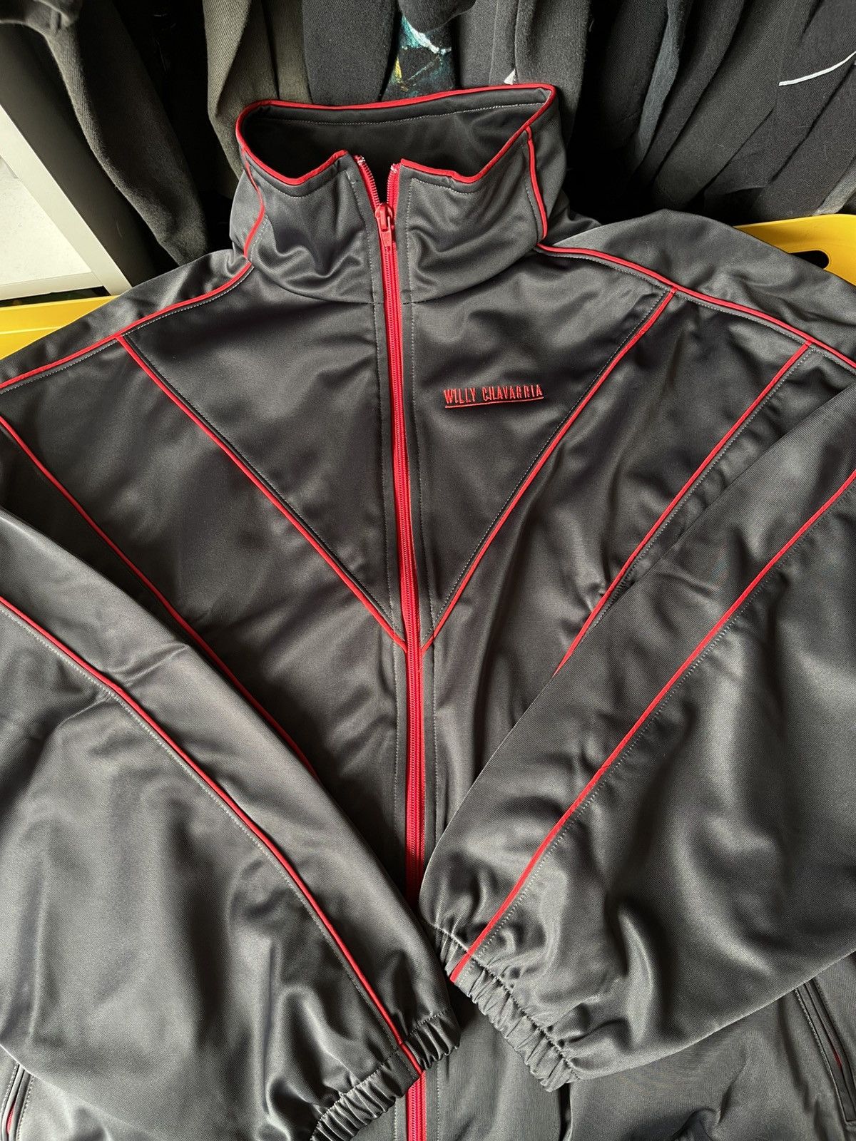 Willy Chavarria WILLY CHAVARRIA BUFFALO TRACK JACKET Size US L / EU 52-54 / 3 - 6 Thumbnail