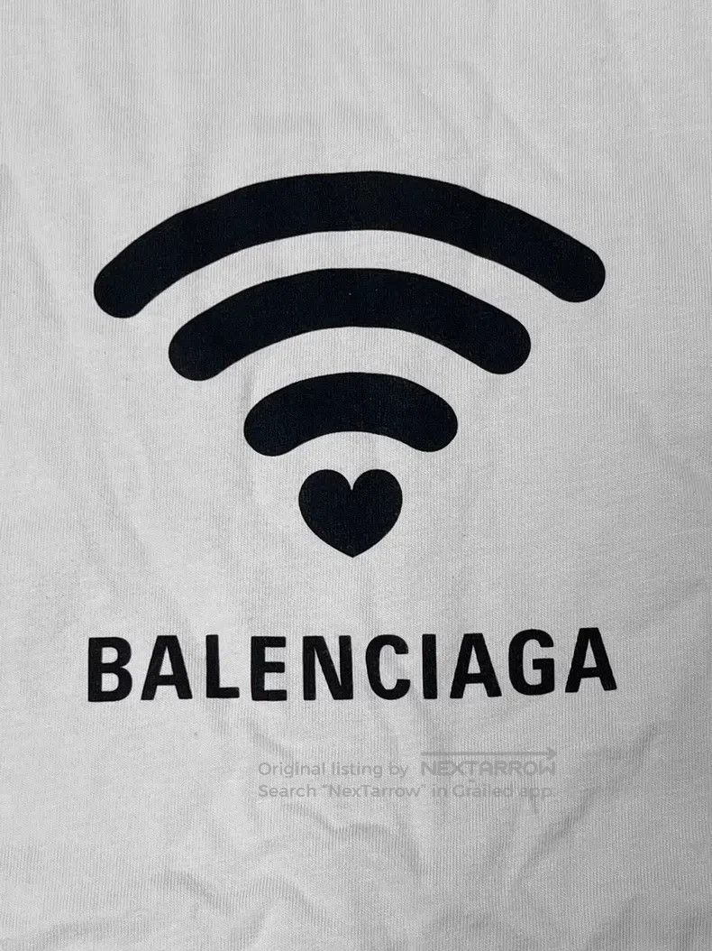 Balenciaga Balenciaga Logo Letter Print Round Neck Short Sleeve T-Shi Size M / US 6-8 / IT 42-44 - 3 Thumbnail