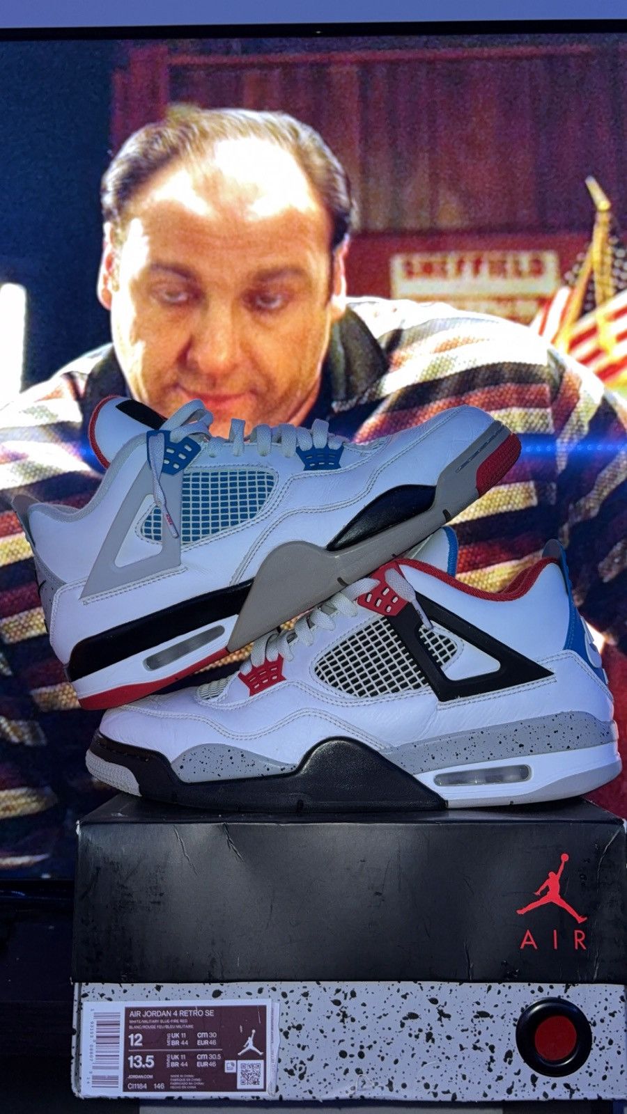 Jordan Brand Jordan 4 retro “what the” Size US 12 / EU 45 - 1 Thumbnail