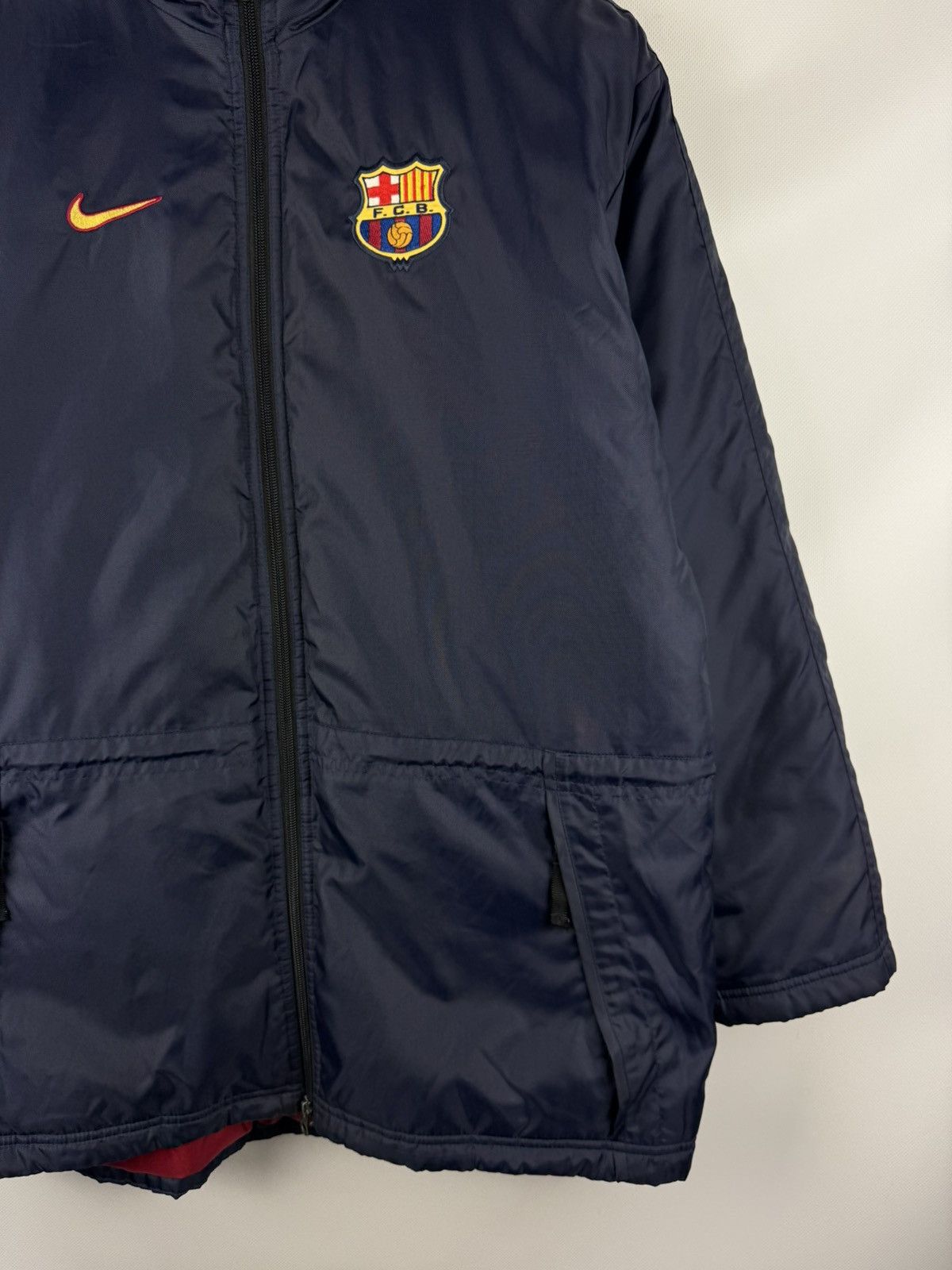Nike Nike FC Barcelona Vintage Training Nylon Jacket Size US S / EU 44-46 / 1 - 4 Thumbnail