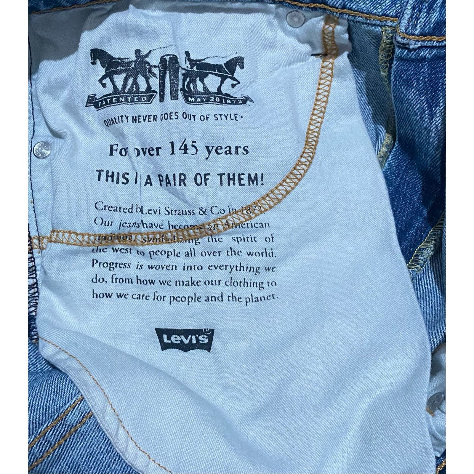 Levi's Levi’s 512 with knee distressing Size 36" / US 14 / IT 50 - 3 Thumbnail