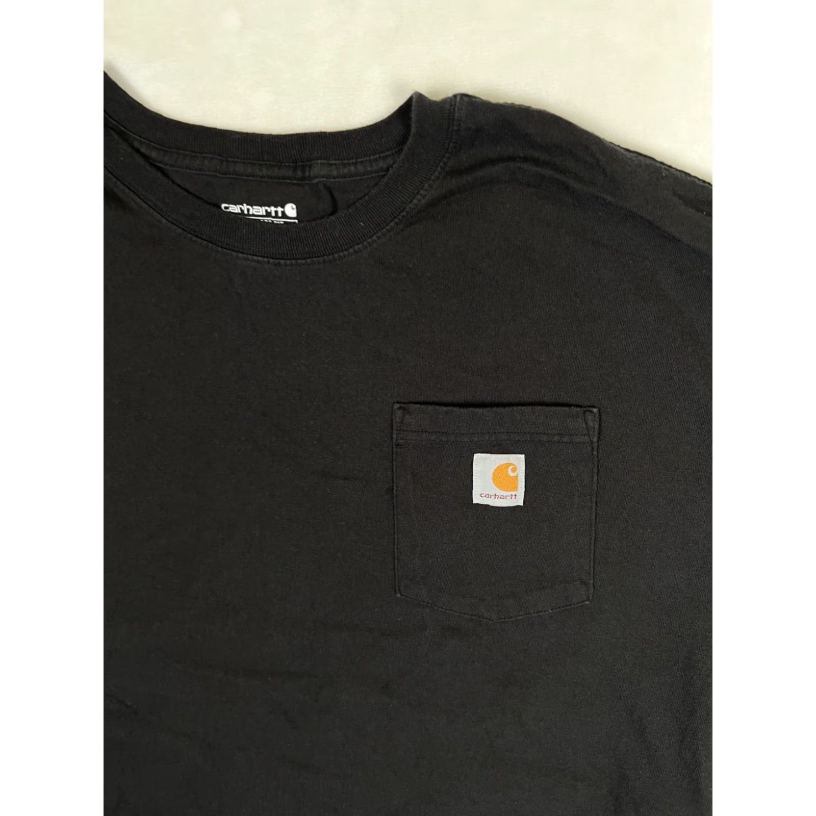Carhartt VINTAGE Carhartt Pocket Tee T-Shirt 2XL Loose Fit Work Wear Mens Black 90s Grunge Classic K87 Size US XXL / EU 58 / 5 - 2 Thumbnail