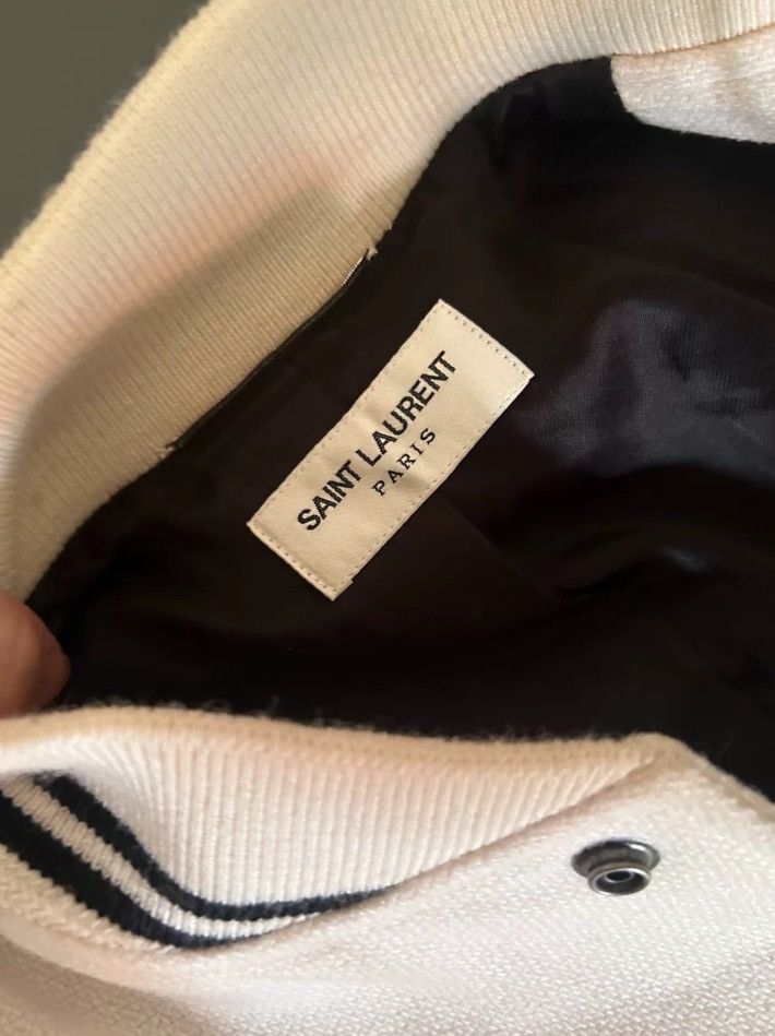 Saint Laurent Paris × Yves Saint Laurent Saint Laurent slp22FW Teddy baseball jacket 2412-Nextarrow Size US XS / EU 42 / 0 - 4 Thumbnail