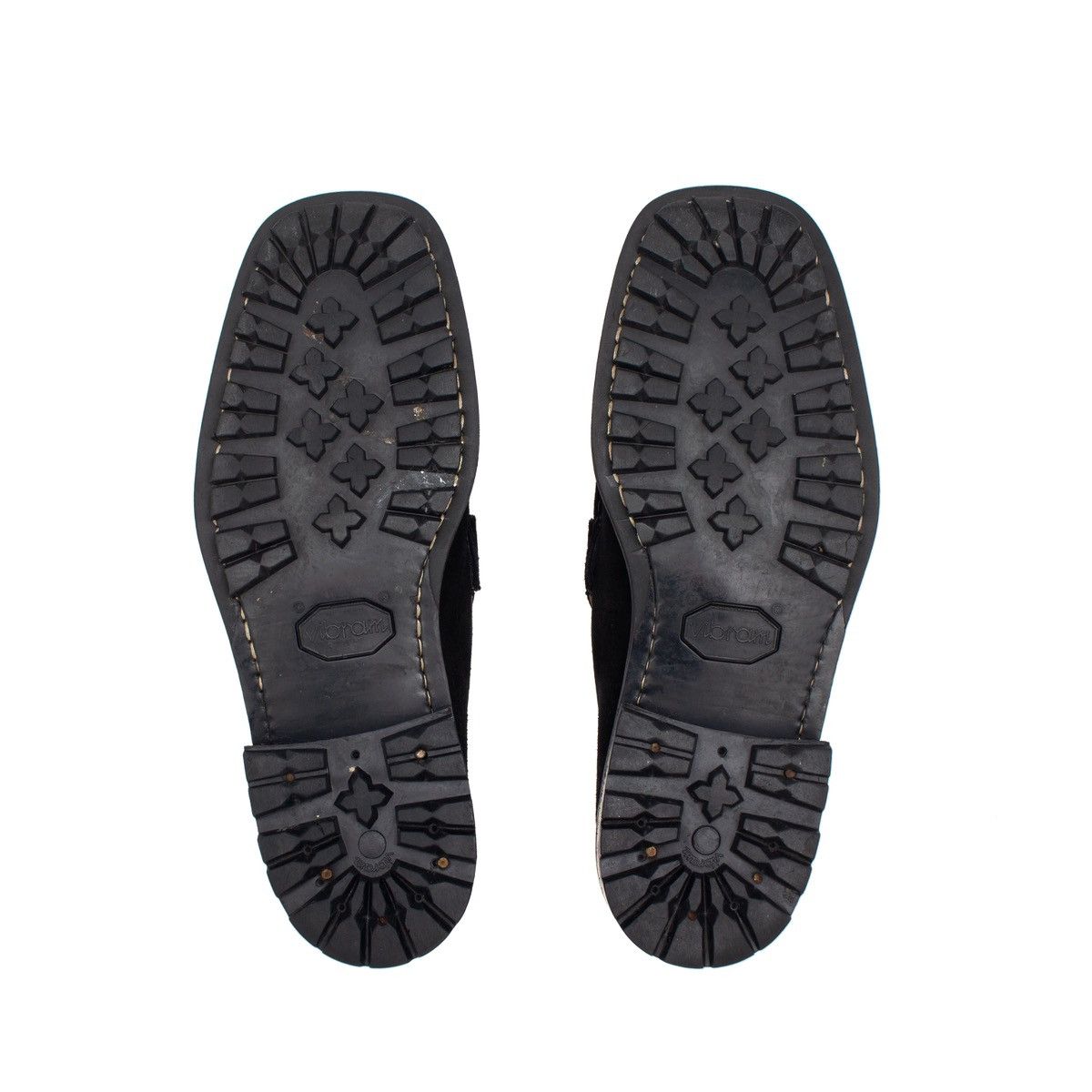 Gucci × Tom Ford VTG GUCCI Tom Ford Era Black Suede Horsebit Lug Sole Loafers Size US 8.5 / EU 41-42 - 15 Thumbnail