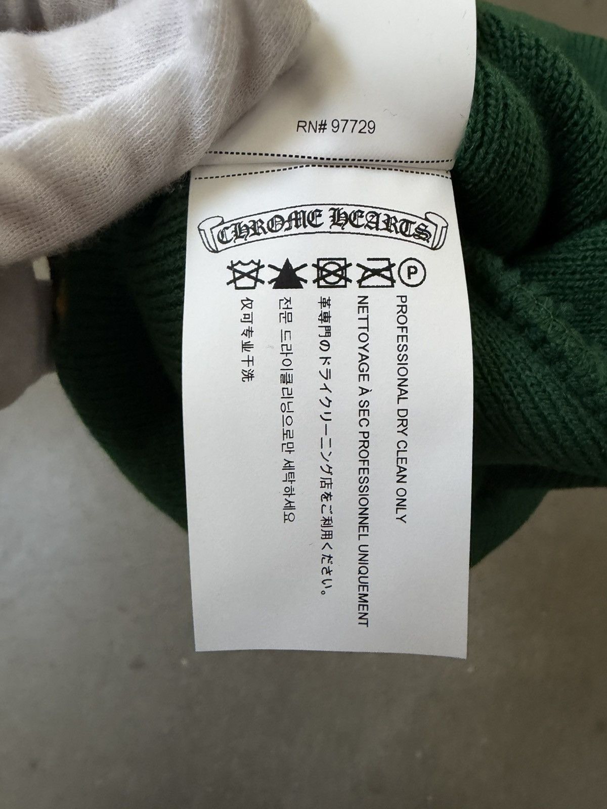 Chrome Hearts SUPER RARE! CHROME HEARTS Oregon CH Beanie Green Size ONE SIZE - 4 Thumbnail