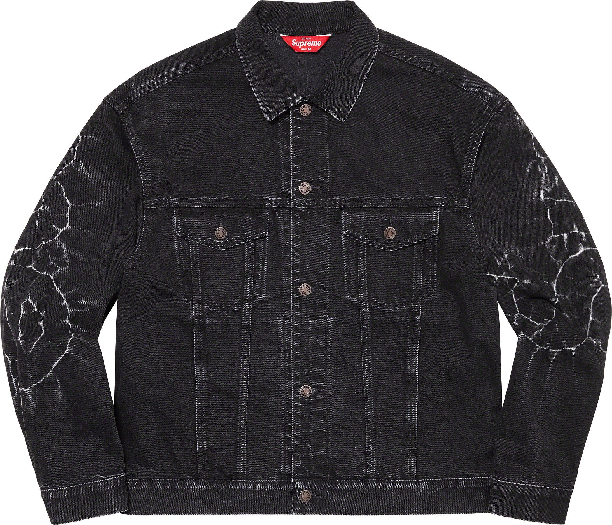 Supreme Supreme Shibori Denim Trucker Jacket Black Large Size US L / EU 52-54 / 3 - 2 Thumbnail