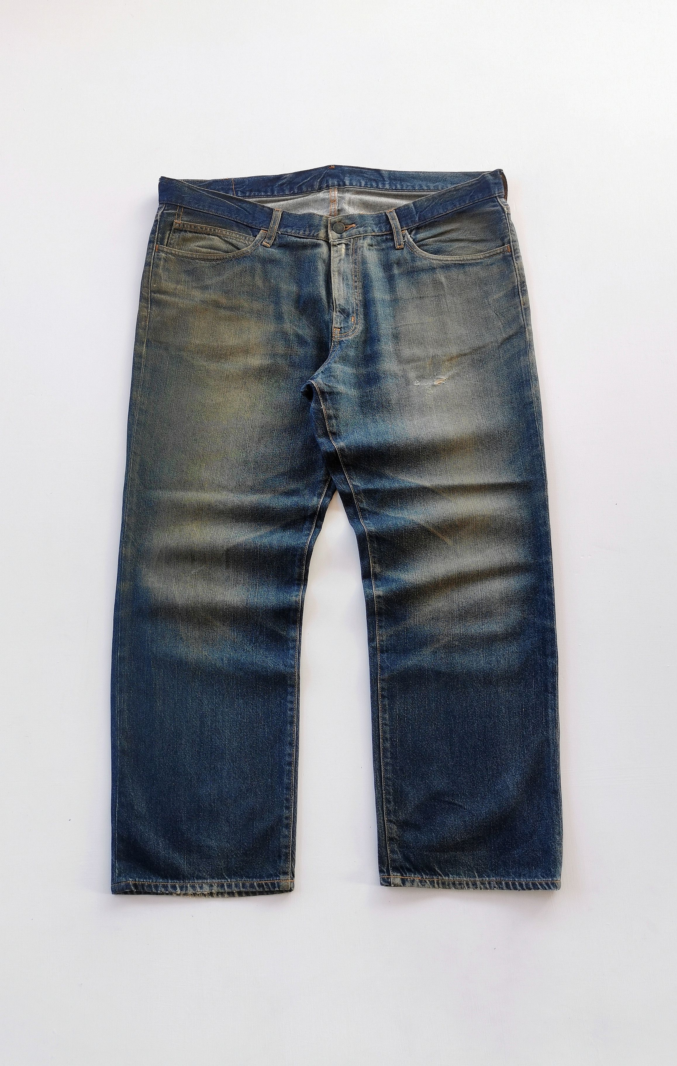 Le Grande Bleu (L.G.B.) Vintage Mudwash United Palette Jeans Size US 39 - 1 Thumbnail