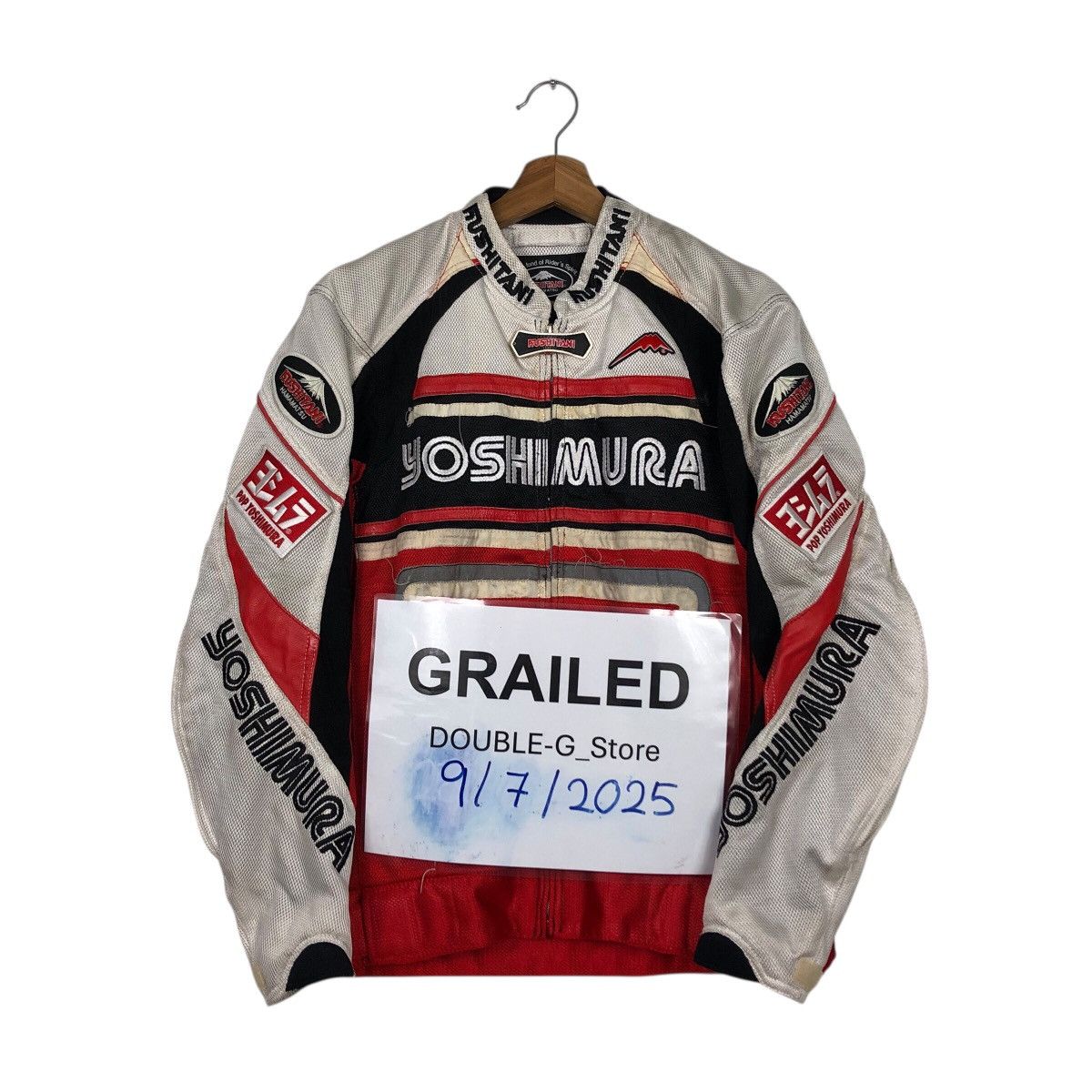 Vintage 📌Vintage Biker Jacket Racing Wear Rider Kushitani Hamamatsu Size US L / EU 52-54 / 3 - 1 Thumbnail