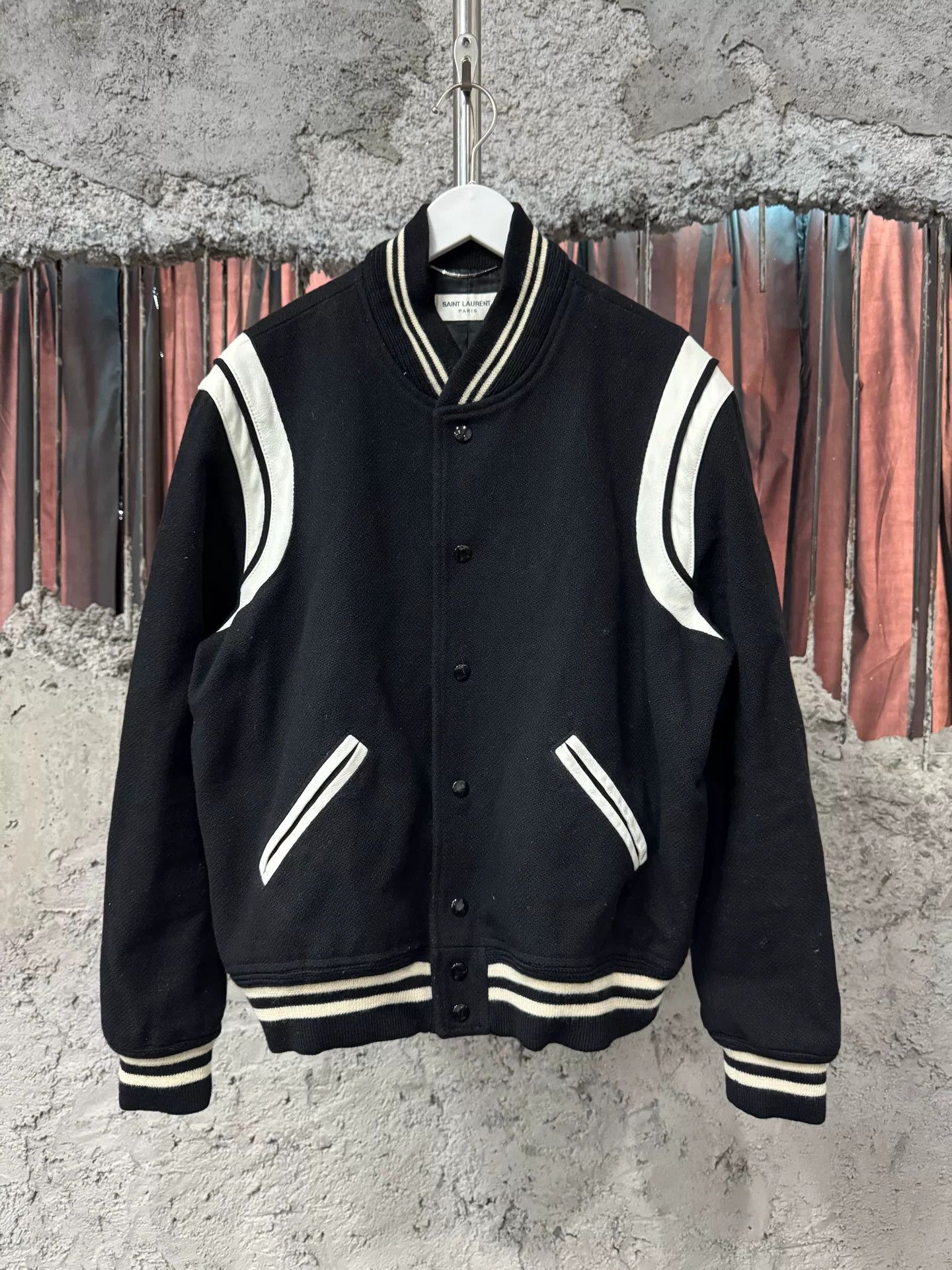 Saint Laurent Paris Saint Laurent Paris Varsity Jacket Size US L / EU 52-54 / 3 - 1 Thumbnail