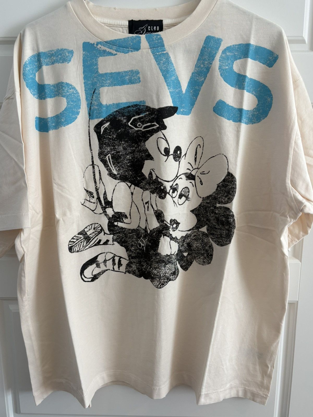 TRIPLE SEVENS Triple Sevens X-rated White Miami Mickey Mouse Men’s 2XL Tee Size US XXL / EU 58 / 5 - 1 Thumbnail
