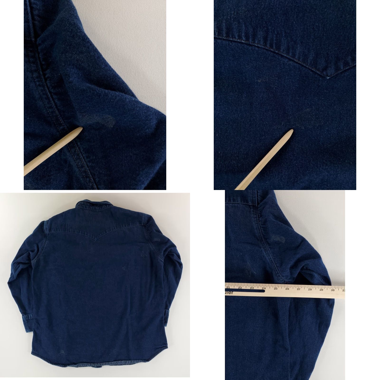 Carhartt VINTAGE Carhartt Denim Pearl Snap Shirt Made USA Patch Blue Mens 3XL Size US XXL / EU 58 / 5 - 9 Thumbnail