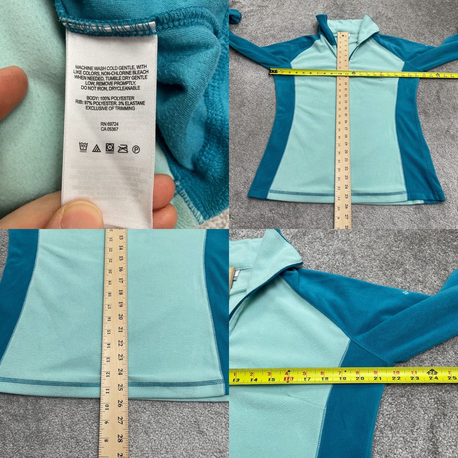 Vintage Columbia Klamath Range Jacket Women L Green 1/4 Zip Fleece Outdoor Casual Size L / US 10 / IT 46 - 8 Thumbnail