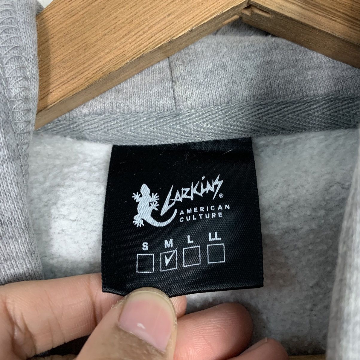 Japanese Brand Larkins Big Logo Pullover Hoodie Size US M / EU 48-50 / 2 - 14 Thumbnail