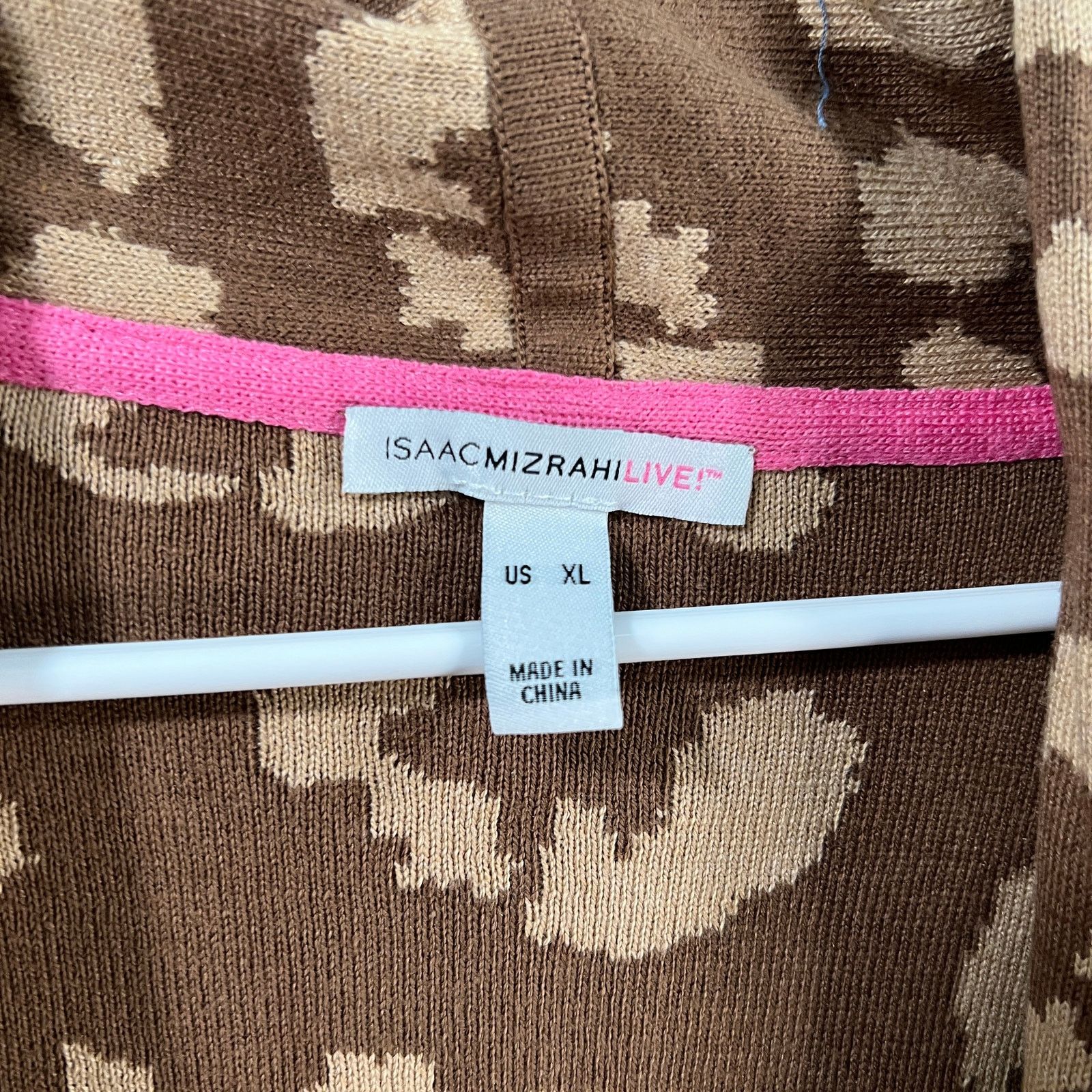 Isaac Mizrahi Isaac Mizrahi Live! Jacquard Shawl Collar Sweater Cardigan Size XL / US 12-14 / IT 48-50 - 4 Thumbnail