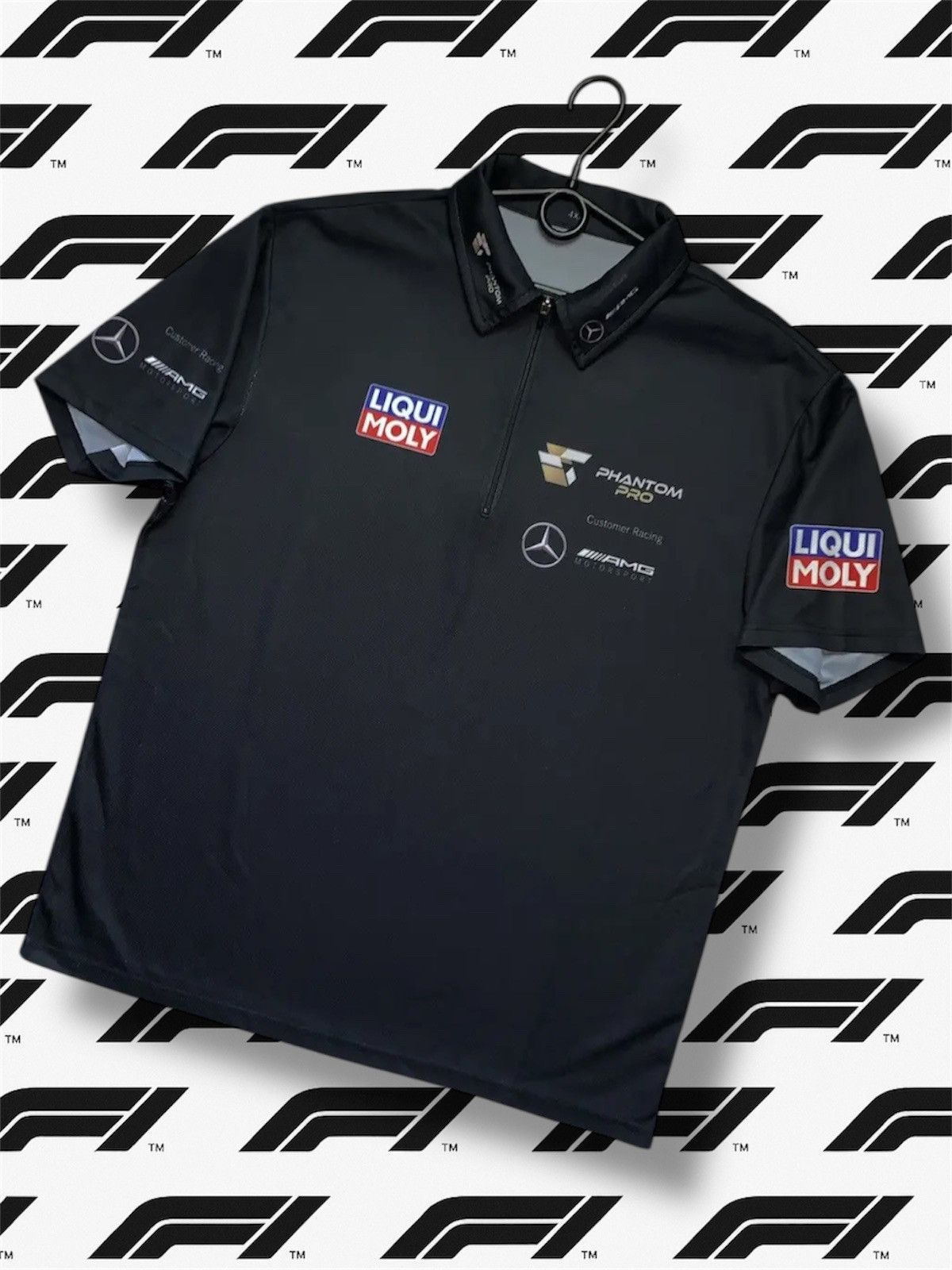 Mercedes-Benz Racing polo shirt Mercedes Benz amg phantom pro size XL Size US XL / EU 56 / 4 - 1 Thumbnail