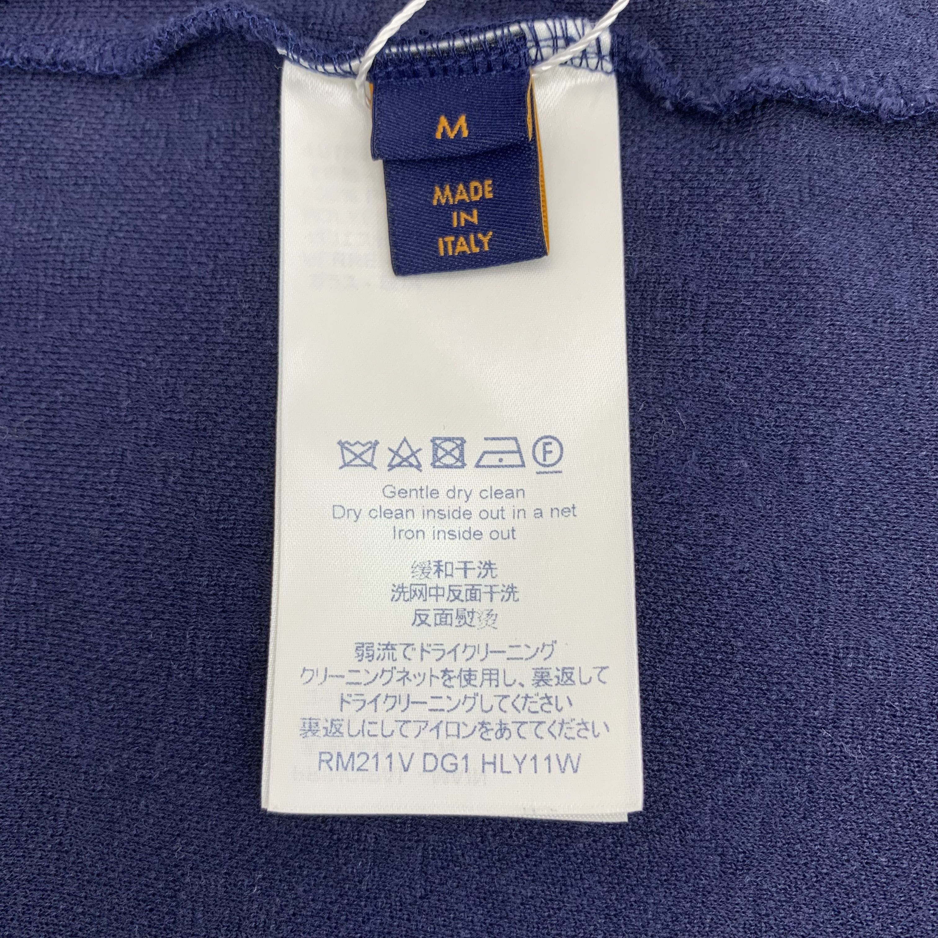 Louis Vuitton Louis Vuitton Dark Blue Animal Beaded T-Shirt (Size M) Size M / US 6-8 / IT 42-44 - 5 Thumbnail