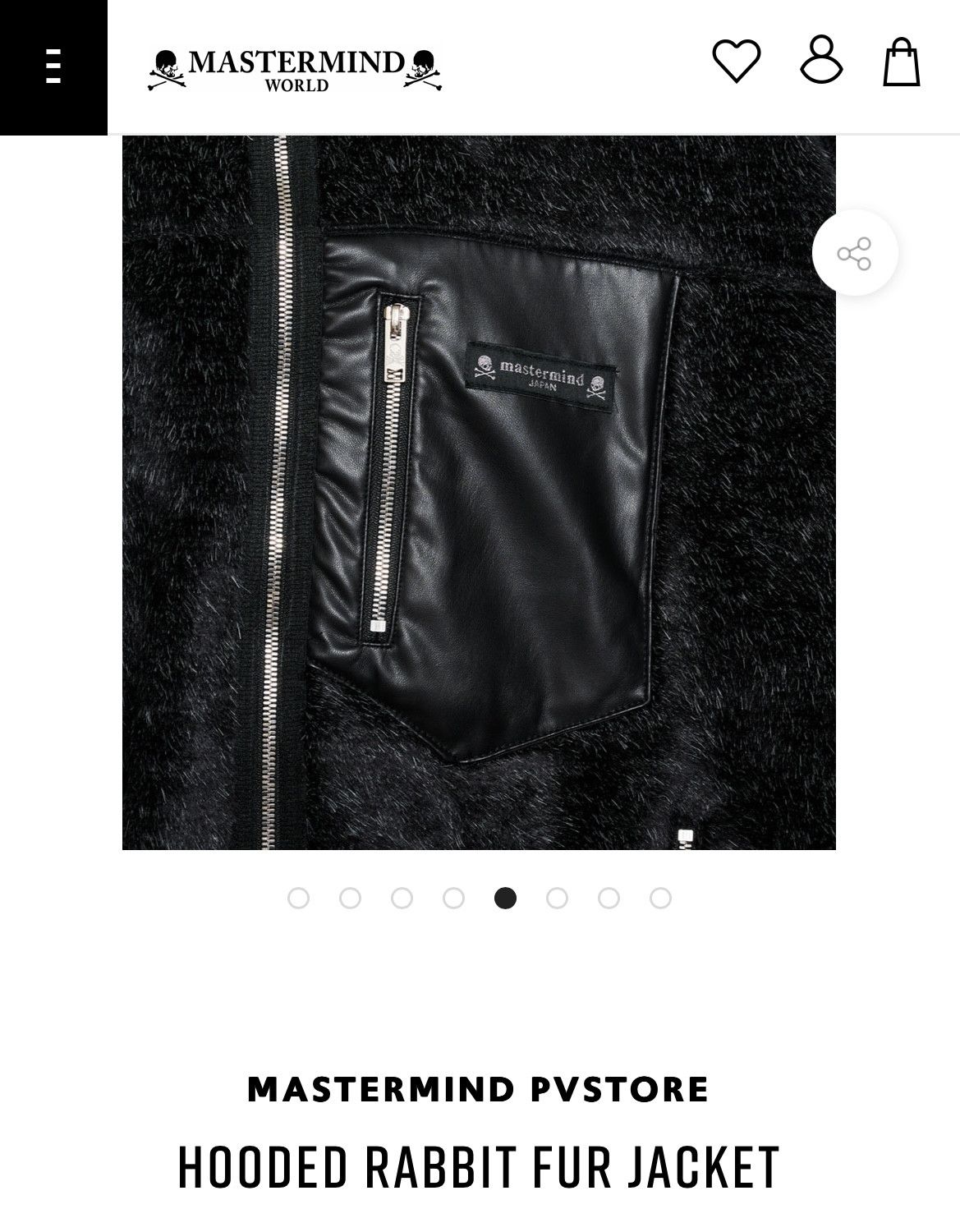 Mastermind Japan Mastermind Japan faux fur hooded jacket Size US S / EU 44-46 / 1 - 3 Thumbnail