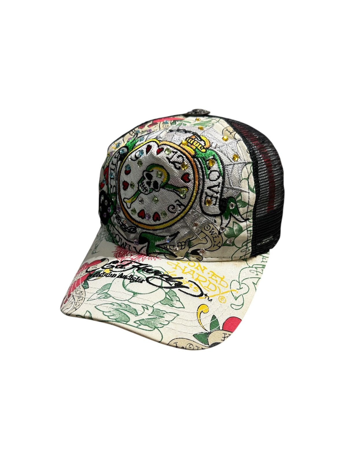 Christian Audigier × Ed Hardy Ed Hardy Rhinestone by Christian Audigier Skull Tattoo Size ONE SIZE - 1 Thumbnail
