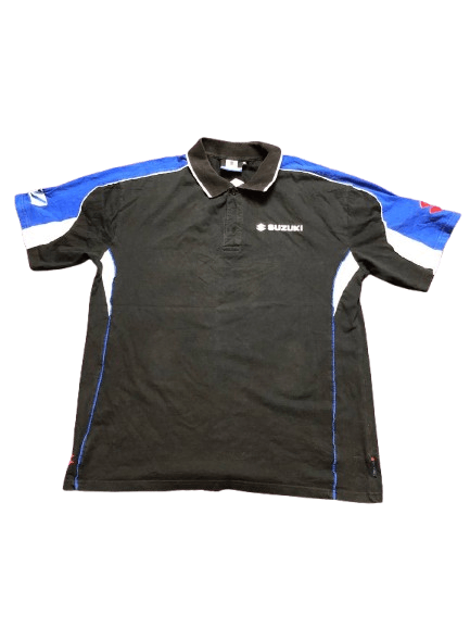Vintage Vintage Suzuki 100% Cotton Training Polo Size XXL Size US XXL / EU 58 / 5 - 1 Thumbnail
