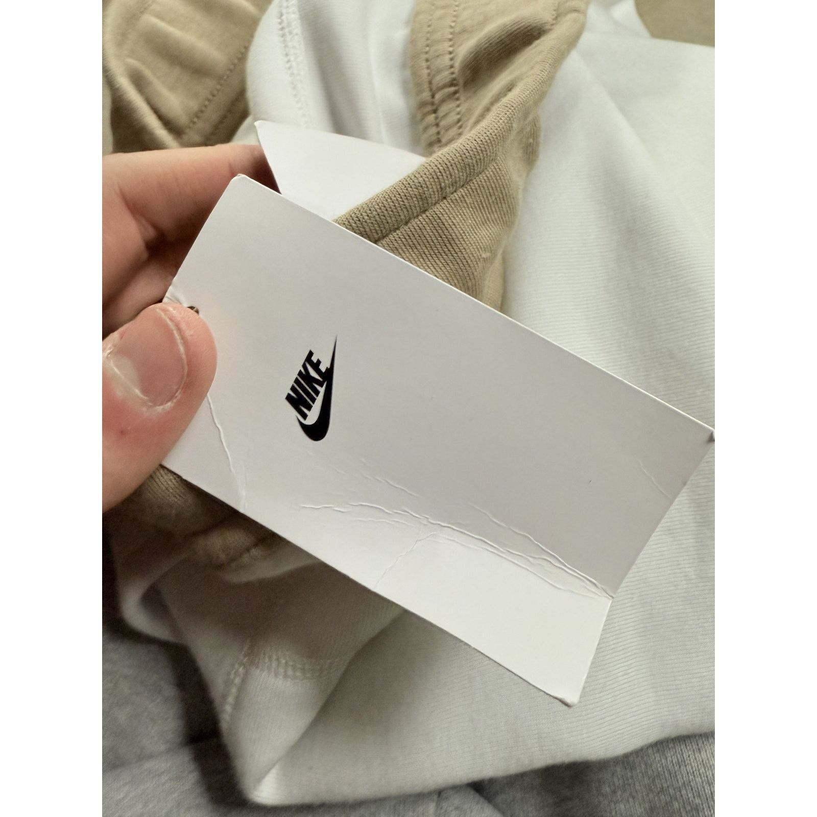 Nike Nike Tech White Brown Sweats XL New Size US 38 / EU 54 - 3 Thumbnail