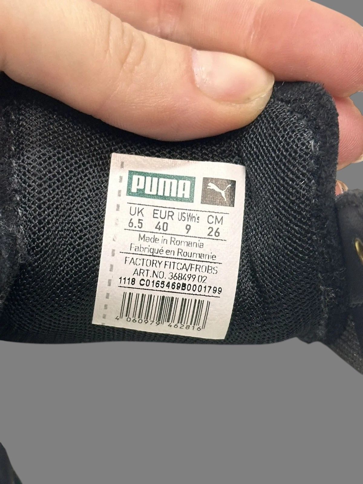 New Rock Rare Buffalo x Puma Black Platform Suede Sneakers Avantgarde Size US 7 / EU 40 - 15 Thumbnail