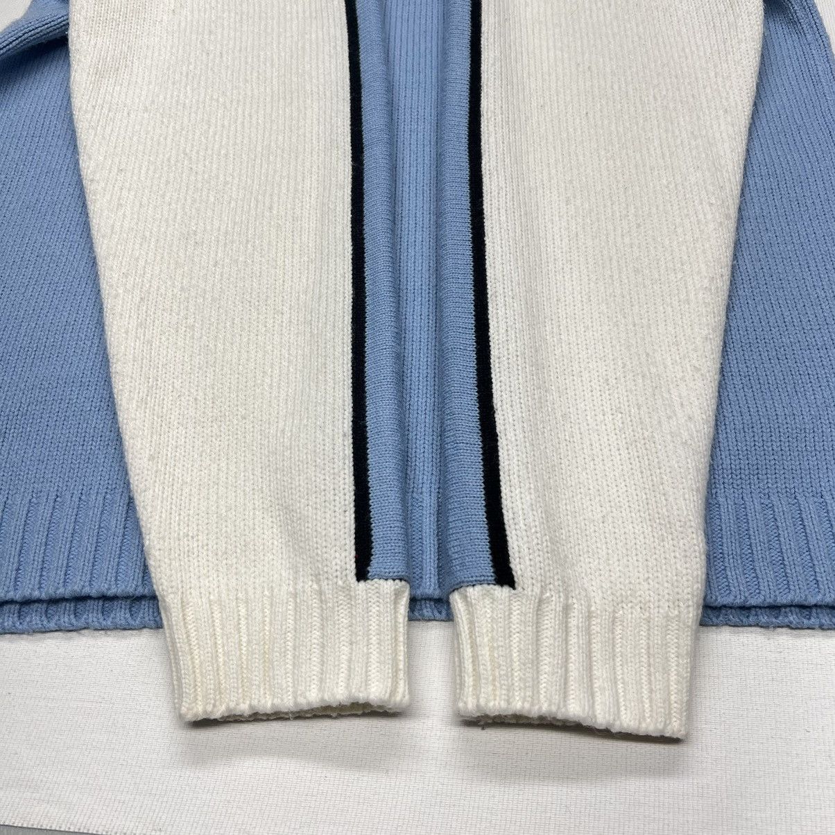 Southpole × Vintage VTG Southpole Sweater Blue White Crewneck Knit Patch Y2K Size US M / EU 48-50 / 2 - 14 Thumbnail