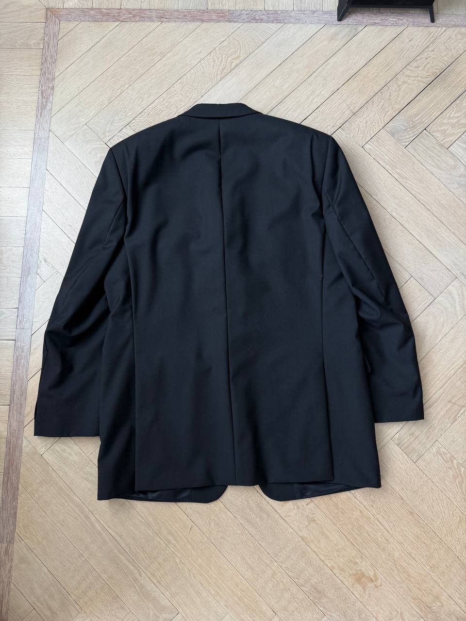 Pierre Cardin Black Pierre Cardin Wool Blazer Size 44L - 2 Thumbnail
