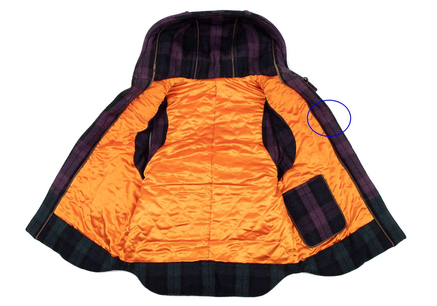 Ganryu Check Hooded Down Vest in Purple, Navy, and Green Size US S / EU 44-46 / 1 - 15 Thumbnail