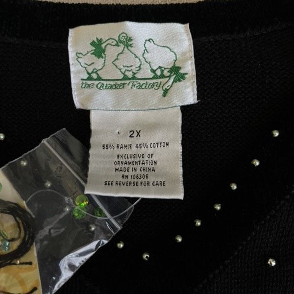 Vintage Vintage Quacker Factory cotton blend embellished Christmas s Size XXL / US 16-18 / IT 52-54 - 5 Thumbnail