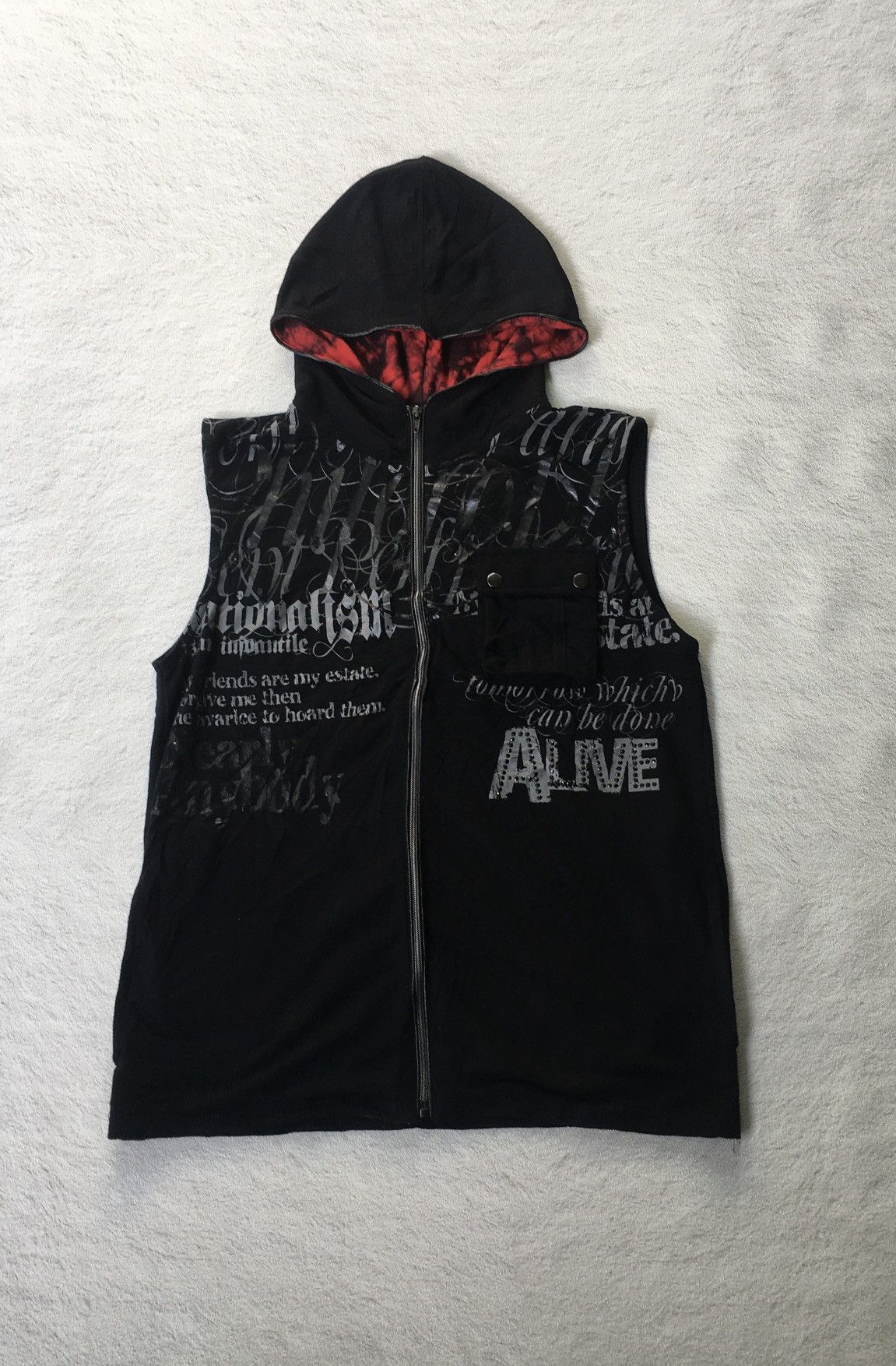 Japanese Brand Beaumere Poem Pocket Hoodie Size US L / EU 52-54 / 3 - 1 Thumbnail