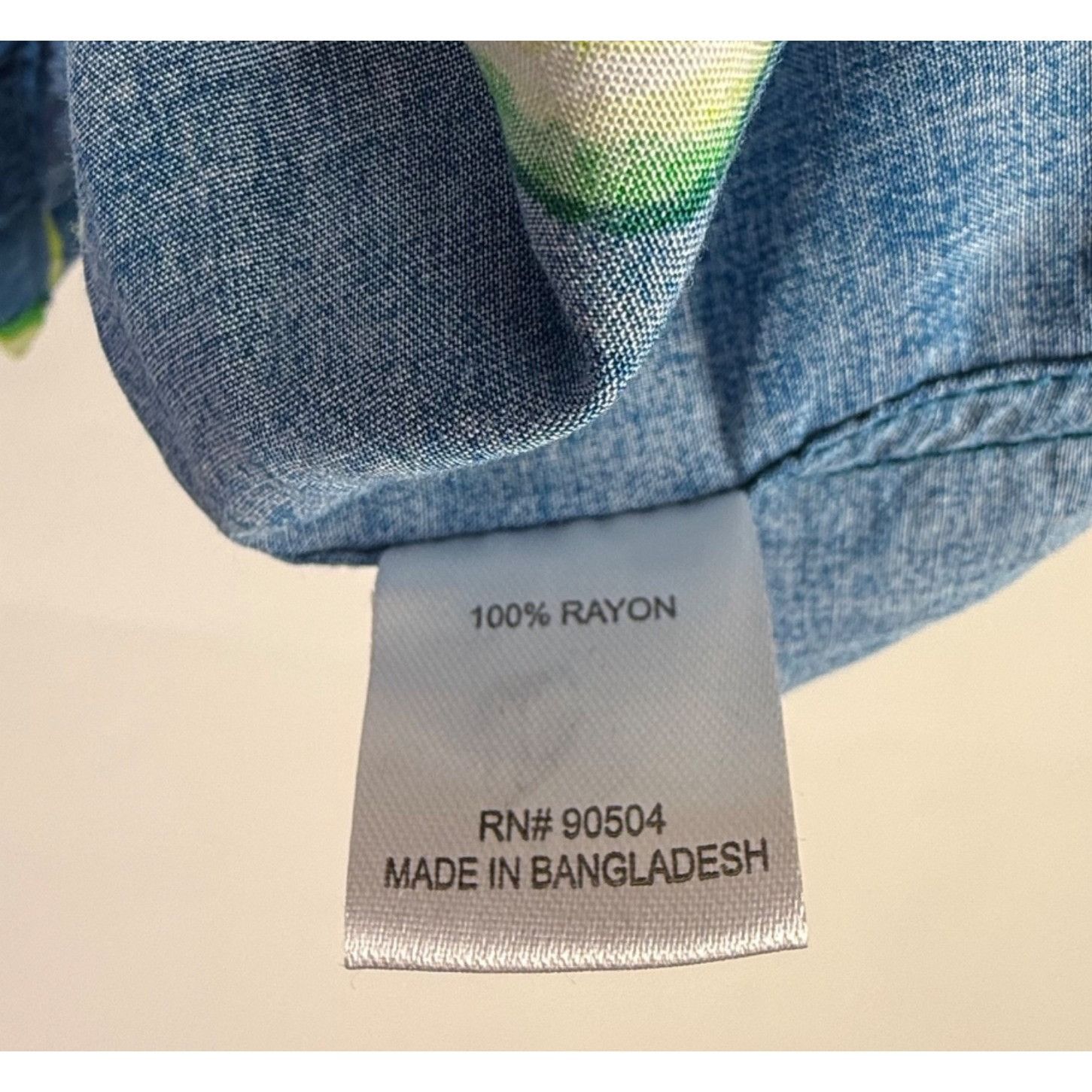 Other Visitor Premium Men's Blue Green Lime Print Short-Sleeve But Size US L / EU 52-54 / 3 - 4 Thumbnail