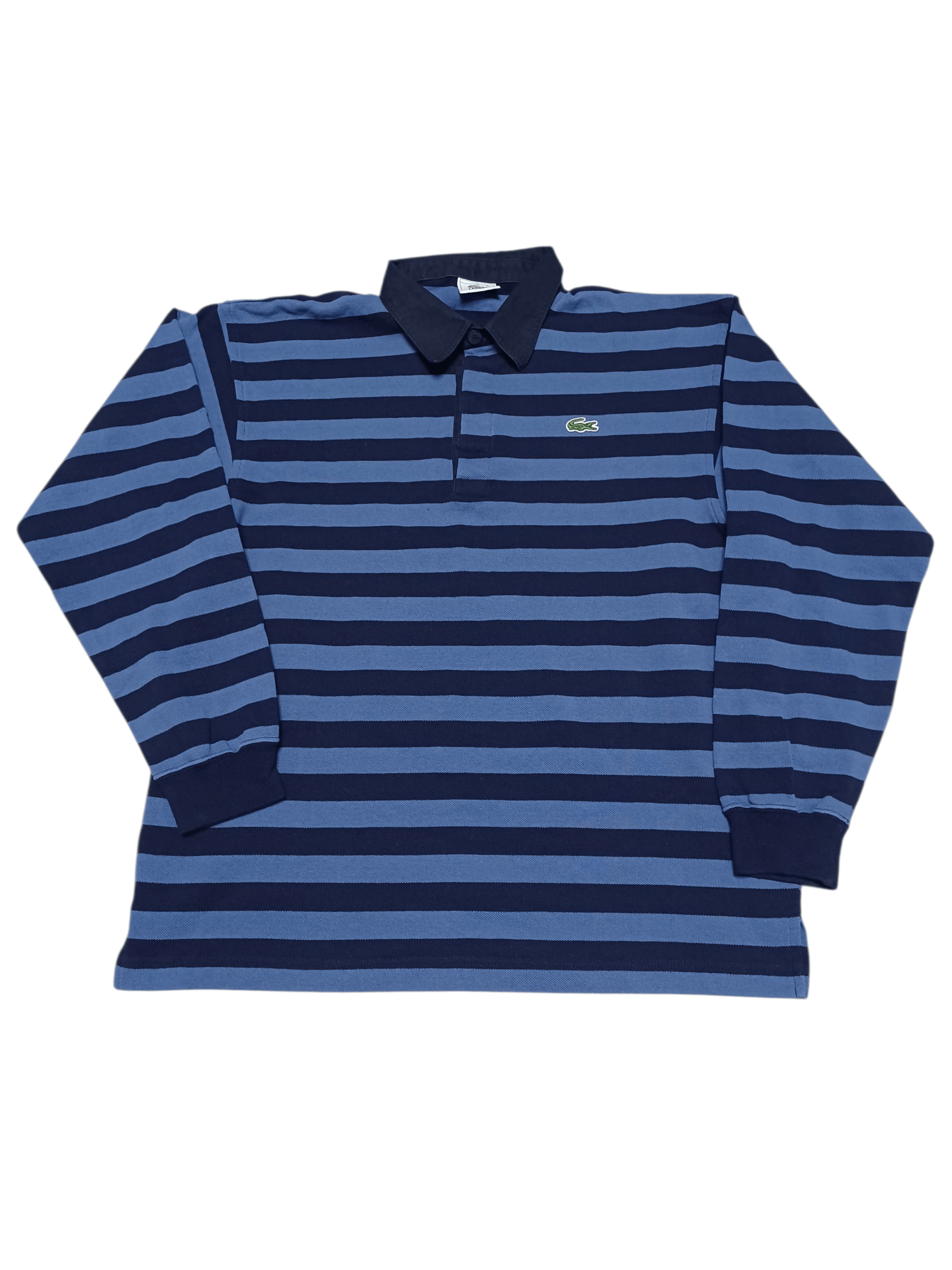 Lacoste LACOSTE VINTAGE LUXURY STRIPED RUGBY SHIRT Size US M / EU 48-50 / 2 - 1 Thumbnail