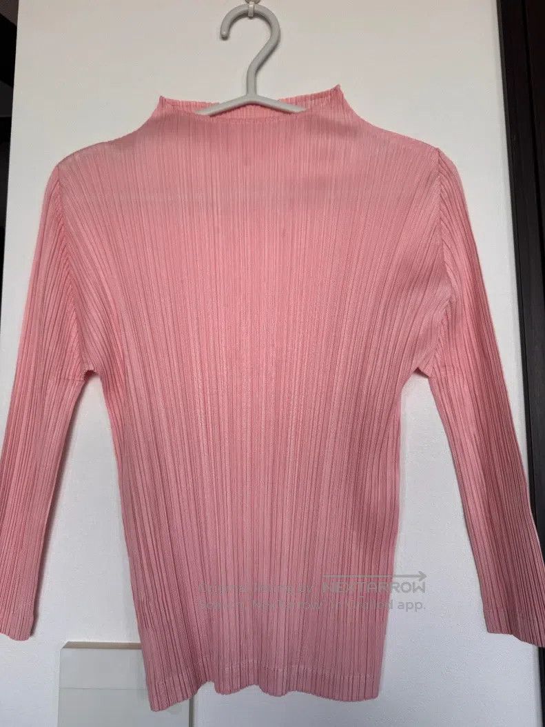 Issey Miyake Pink Long Sleeve Top