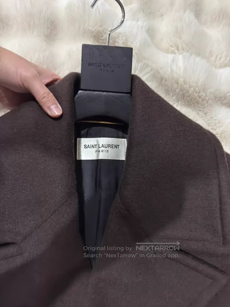 Saint Laurent Paris Saint Laurent Paris Goat Cashmere Women's Coat Size S / US 4 / IT 40 - 9 Thumbnail