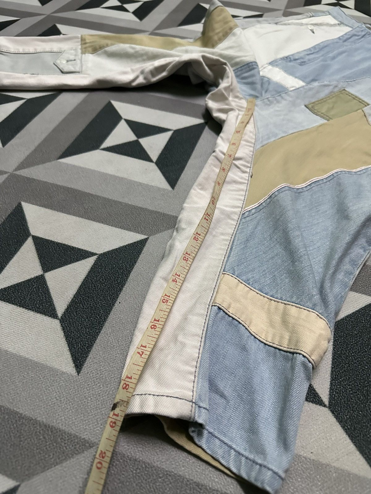 Ne-Net Ne-net Issey Miyake patchwork denim harem pants Size US 28 / EU 44 - 17 Thumbnail