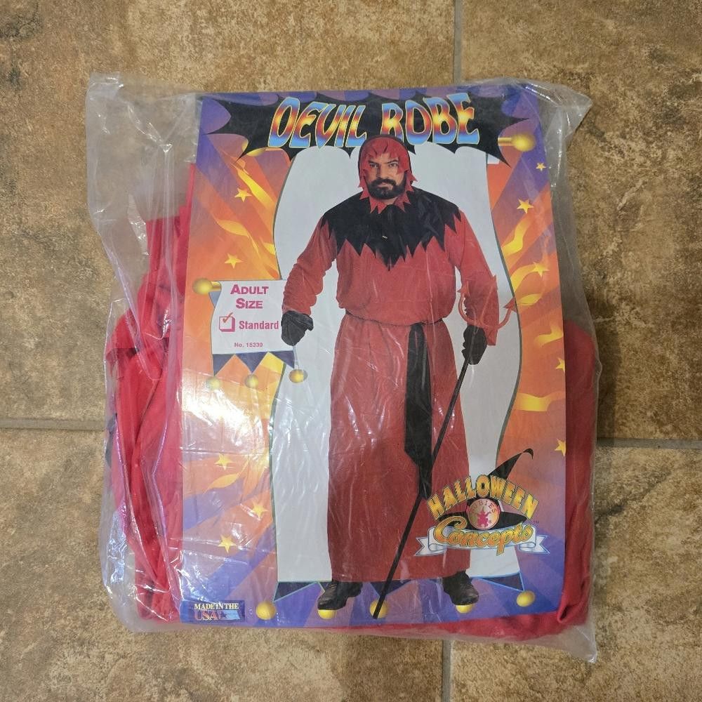 Designer Devil Robe Adult Costume Size ONE SIZE - 3 Thumbnail