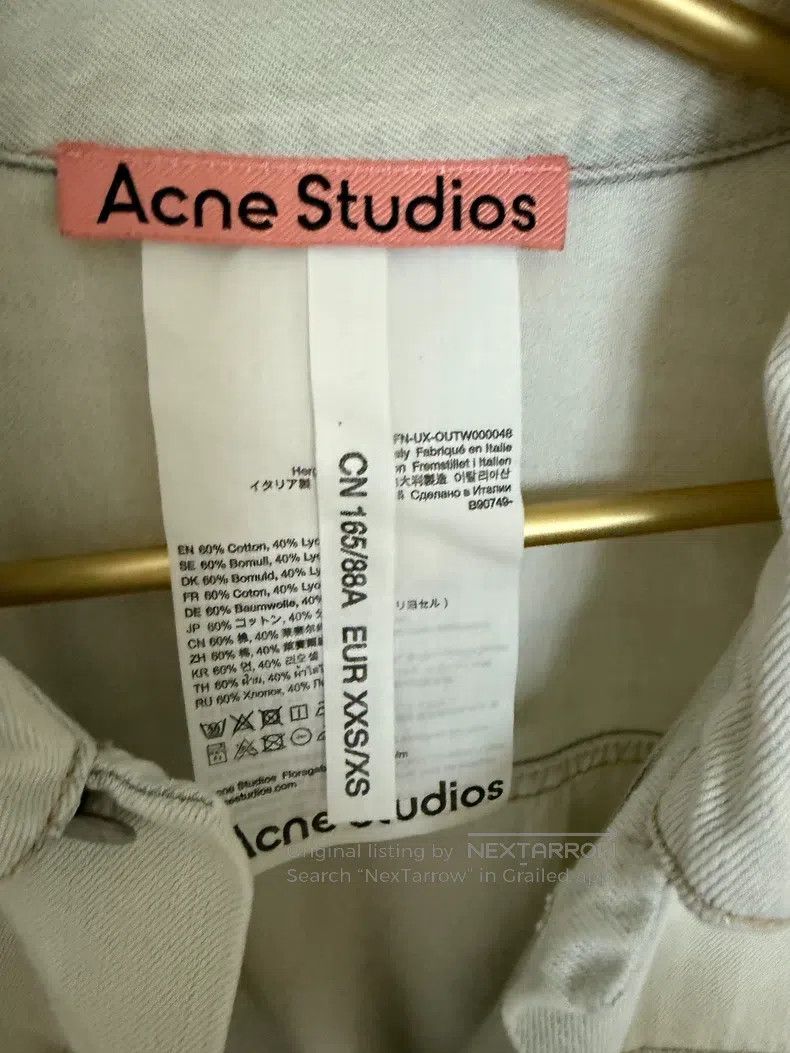 Acne Studios Acne Studios White denim jacket Size US XS / EU 42 / 0 - 3 Thumbnail