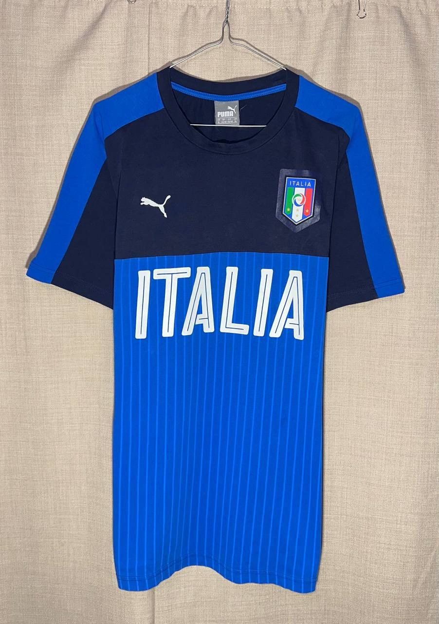 Puma Puma Italia 2016 - 2017 soccer t shirt cotton Italy Size US XL / EU 56 / 4 - 1 Thumbnail