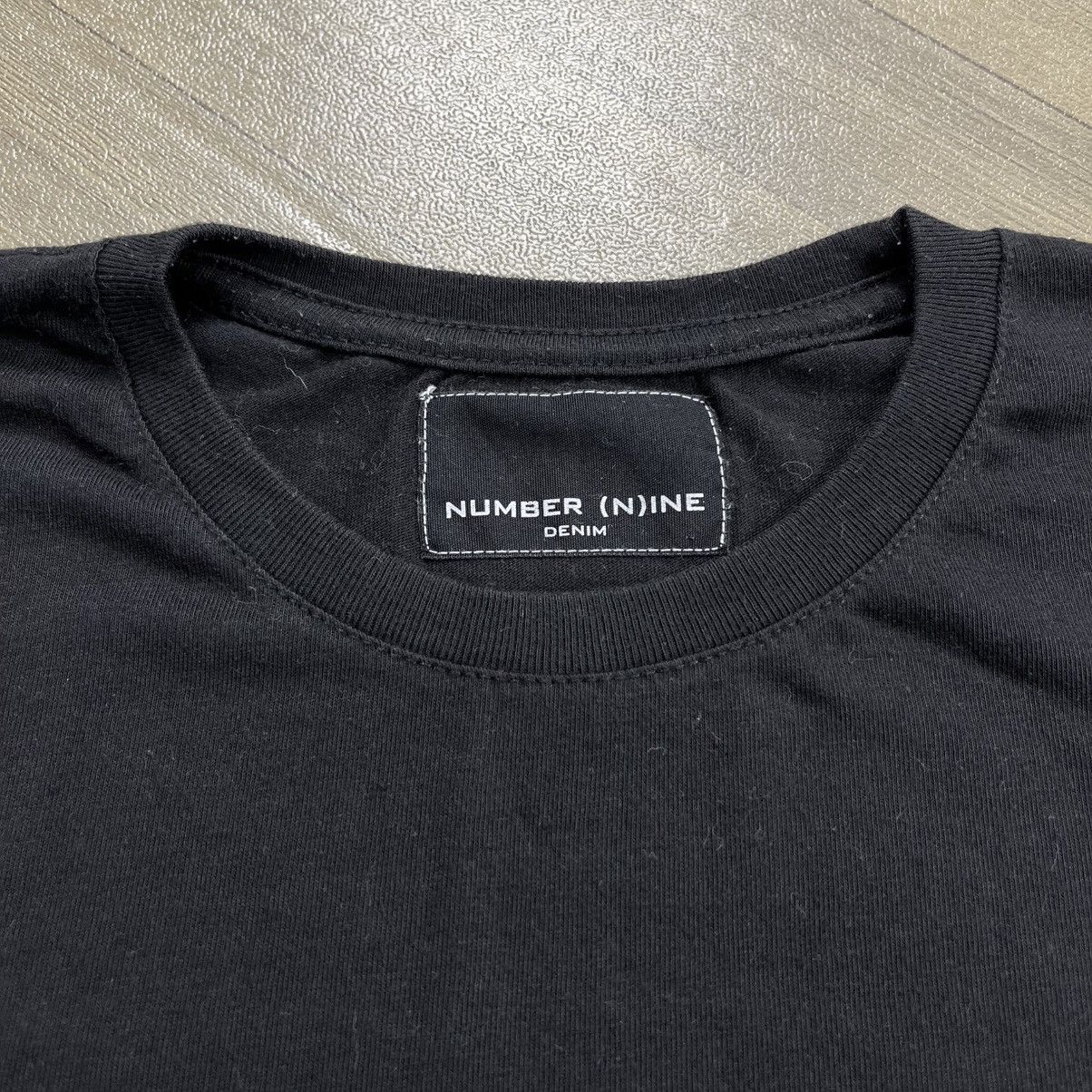 Number (N)ine 2000s Number (N)ine Denim Basic Black Tee Japanese Brand Y2K Size US L / EU 52-54 / 3 - 4 Thumbnail