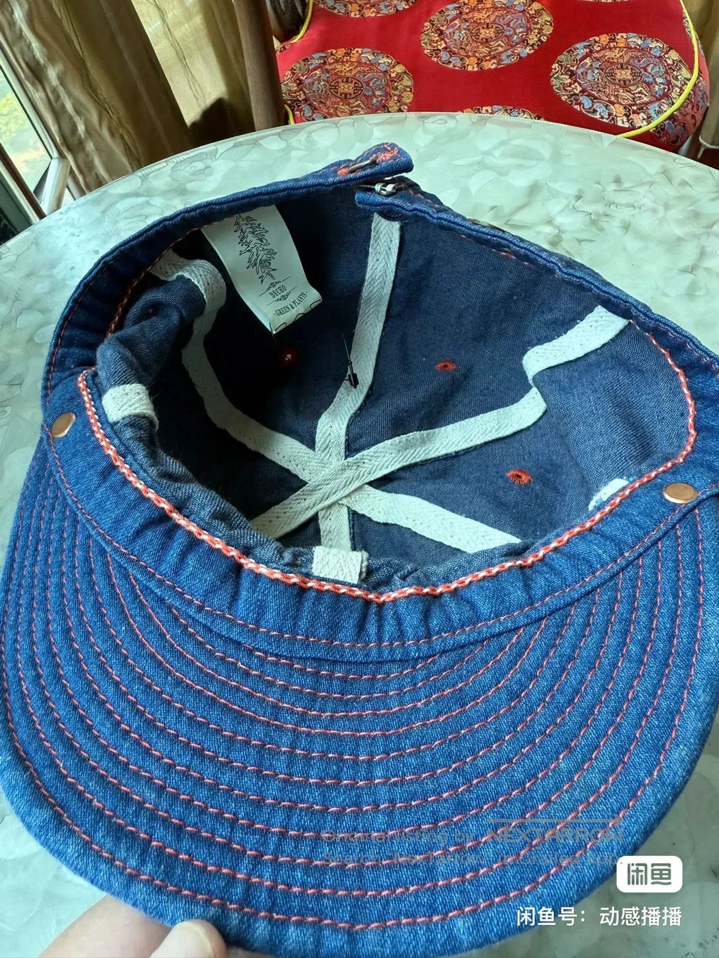 Vintage Decho Denim Baseball Cap. Size ONE SIZE - 5 Thumbnail