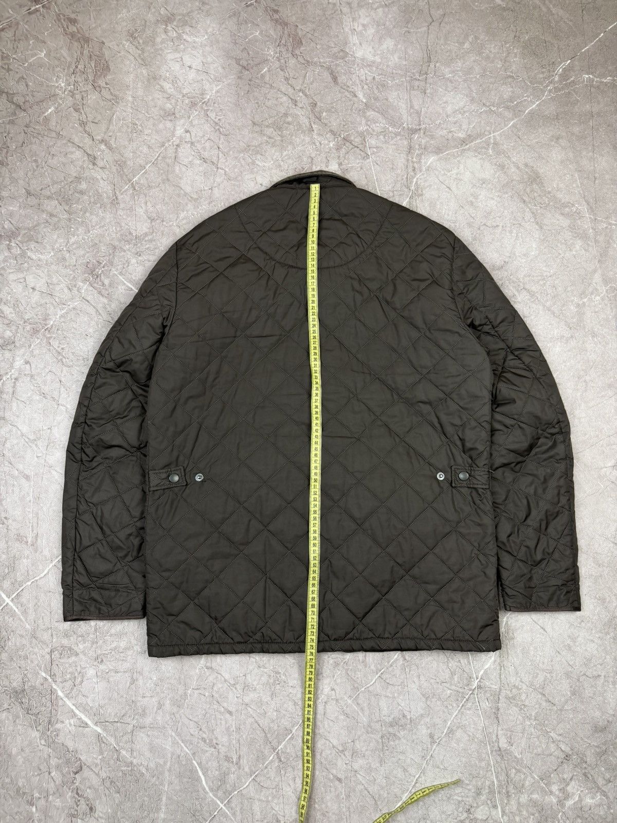 Barbour Vintage Barbour Sportquilt Jacket w/ Leather Trim & Corduroy Size US M / EU 48-50 / 2 - 13 Thumbnail
